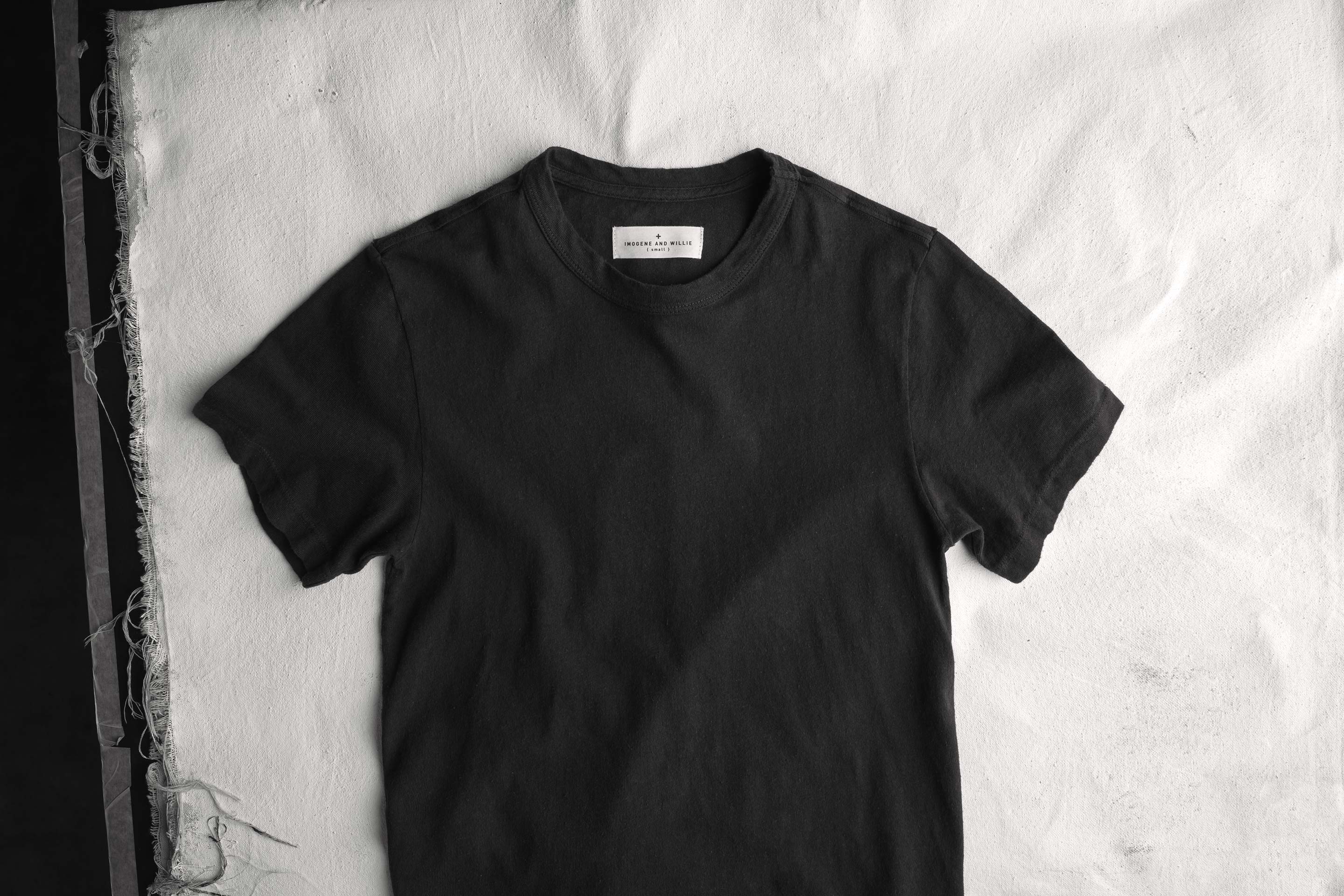 black knit midweight crew - Image 3