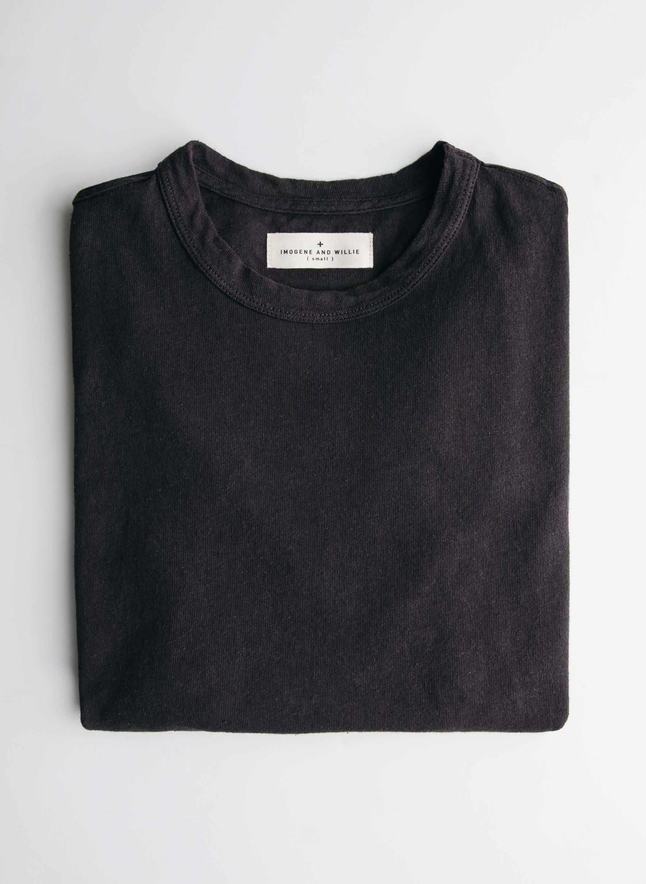 black knit midweight crew - Image 9