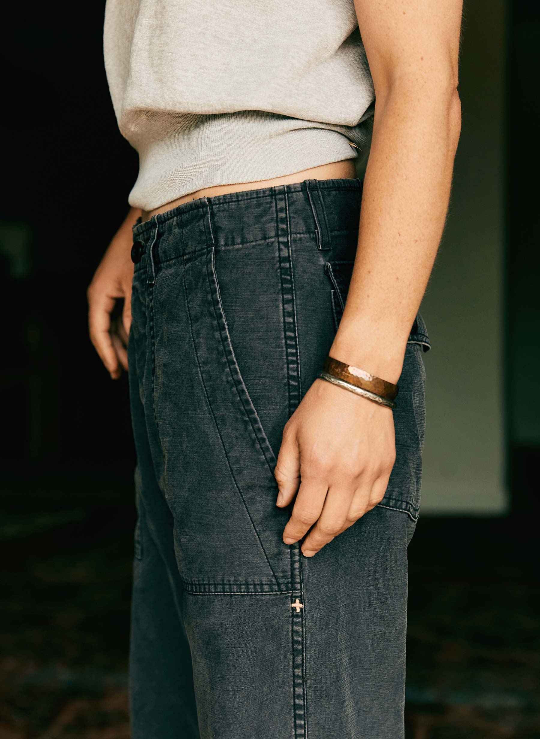 blake military trouser in black - Image 6