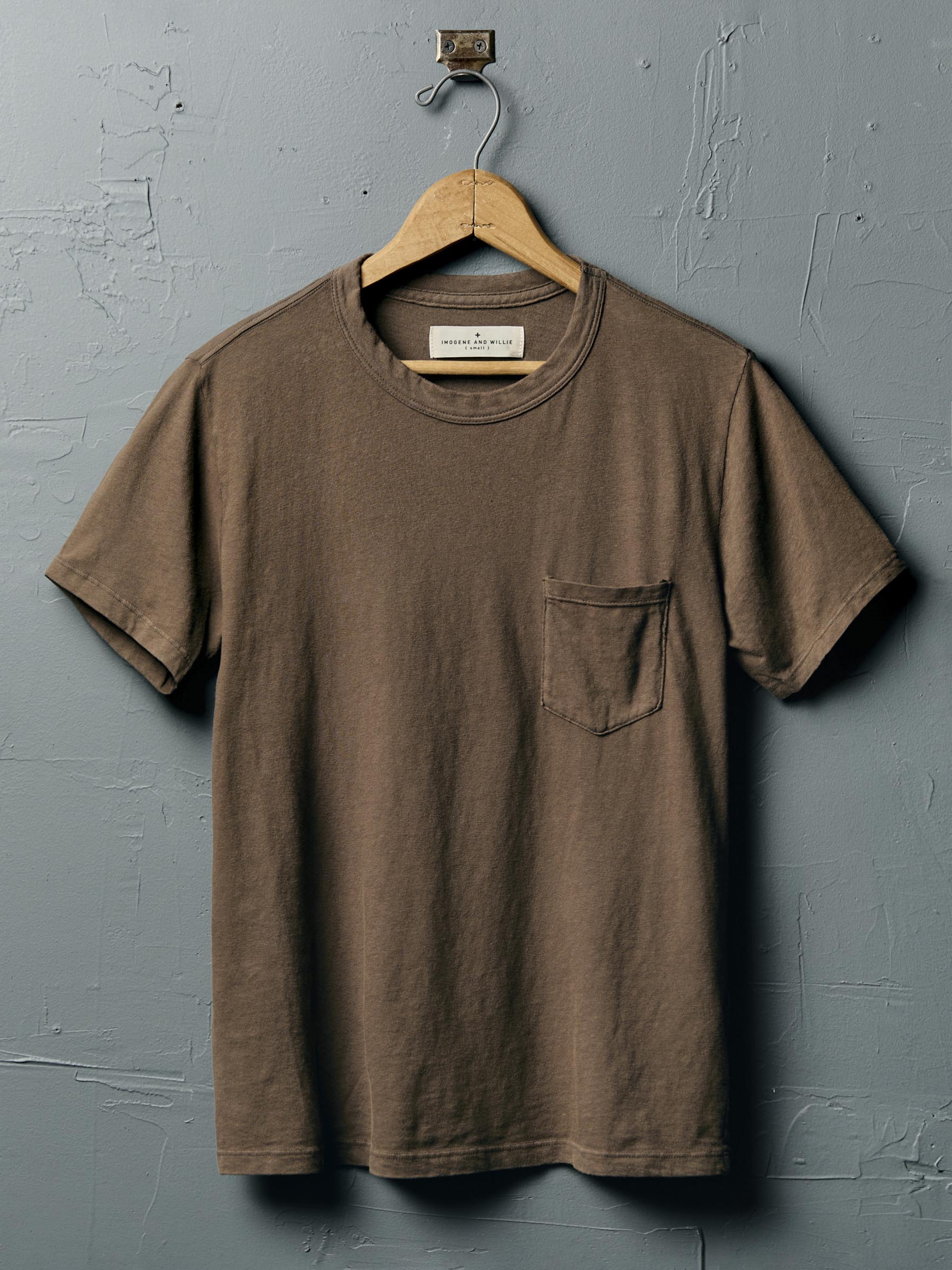 brown knit pocket tee - Image 8