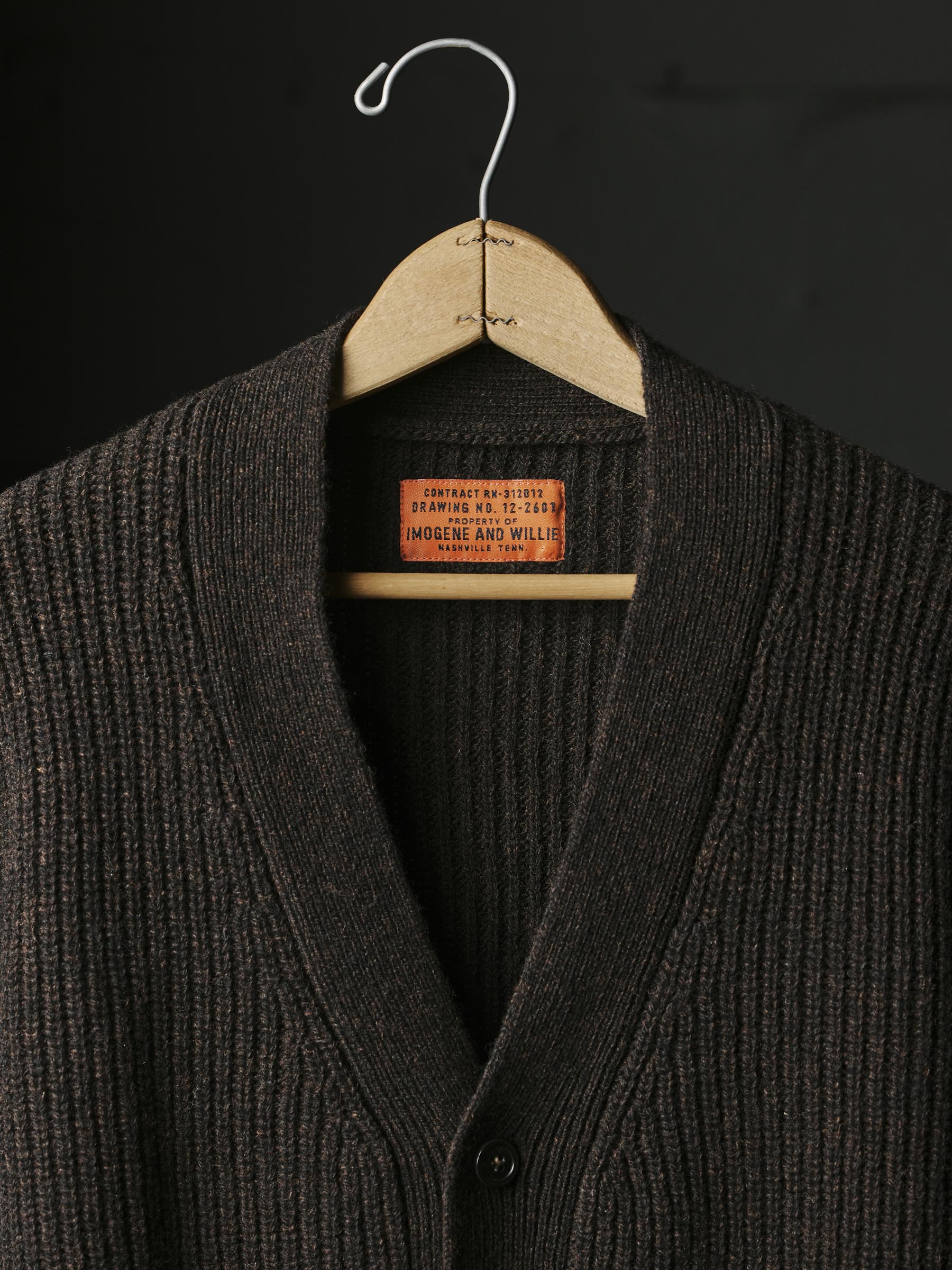 berkley cardigan marled brown - Image 2