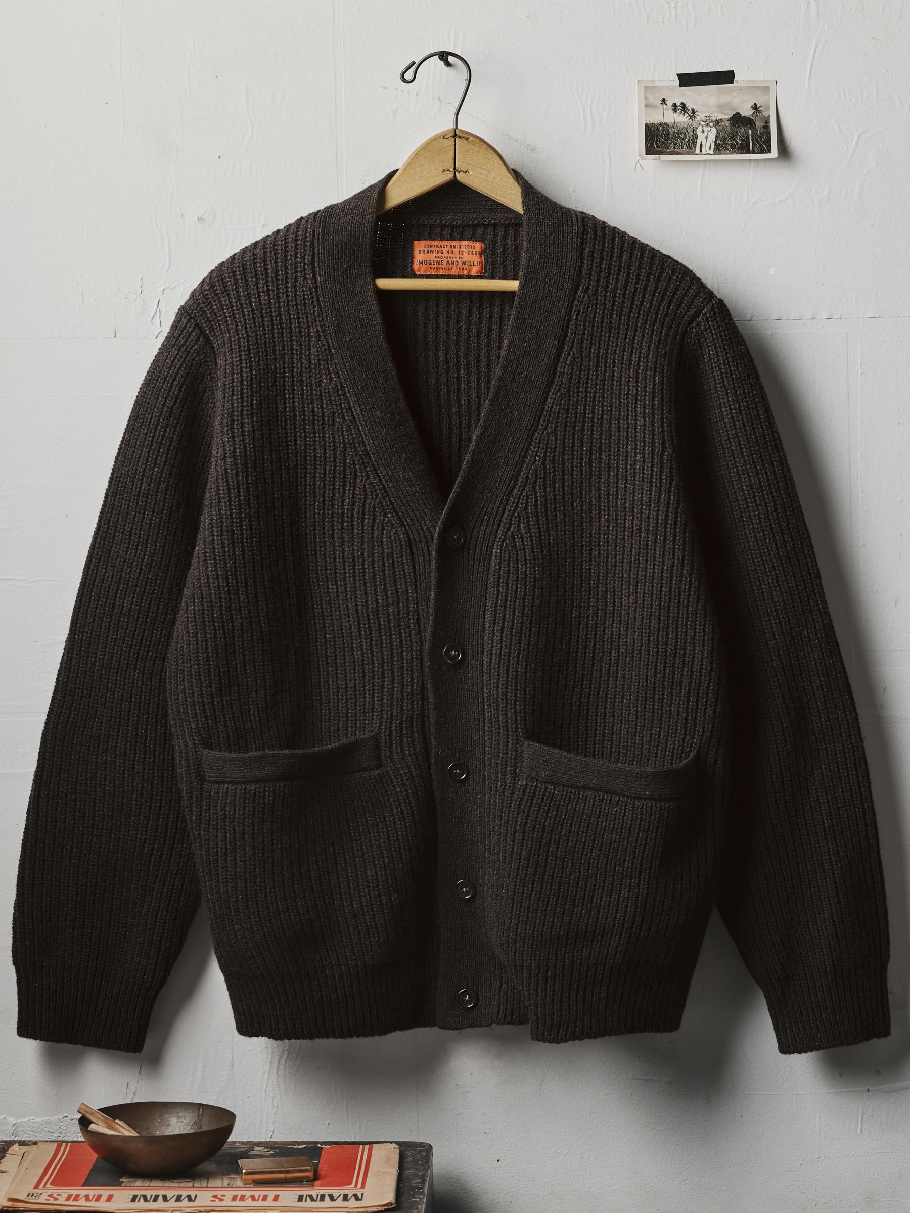 berkley cardigan marled brown - Image 3