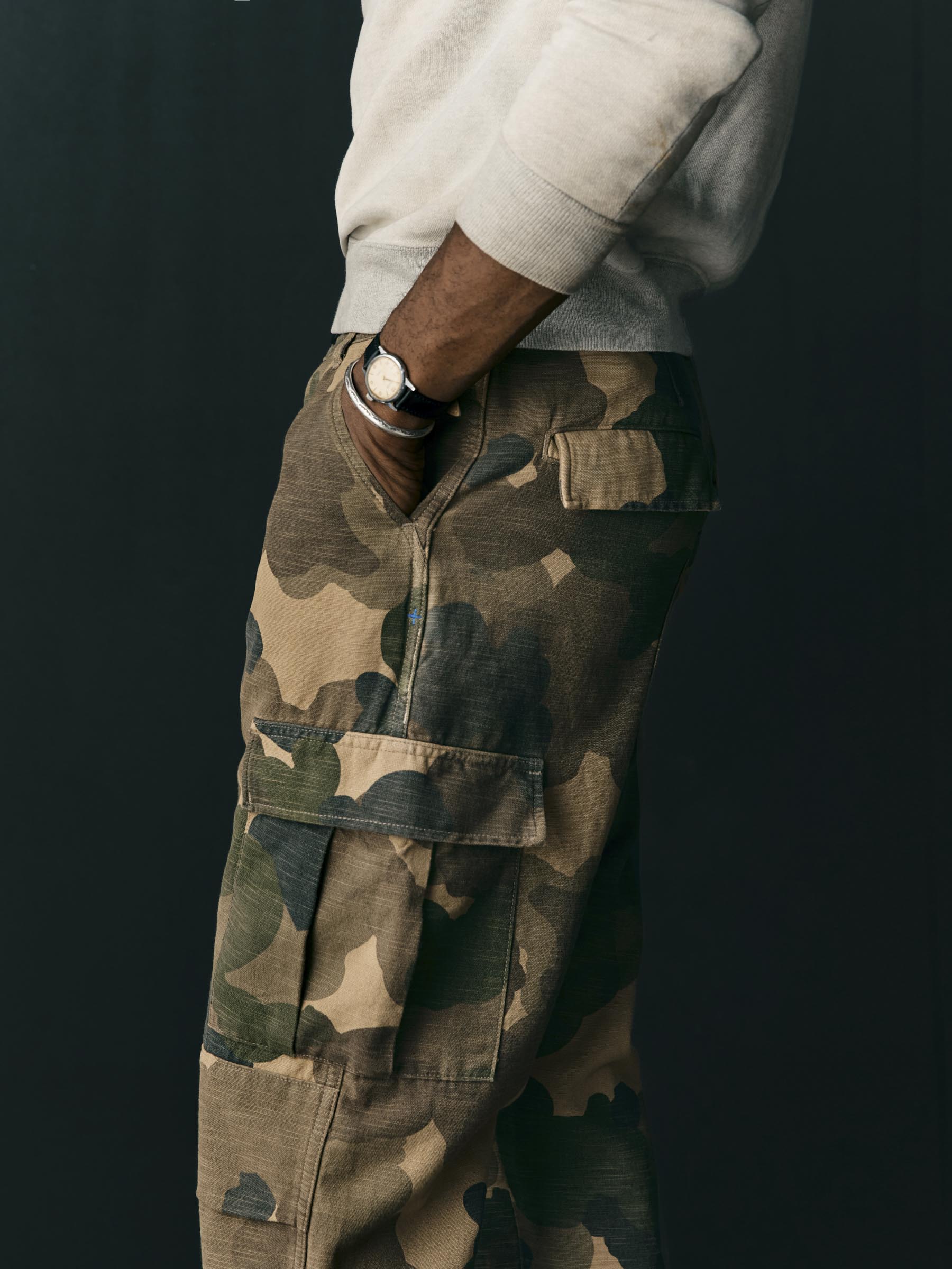 camp pant in painted camo - Image 4