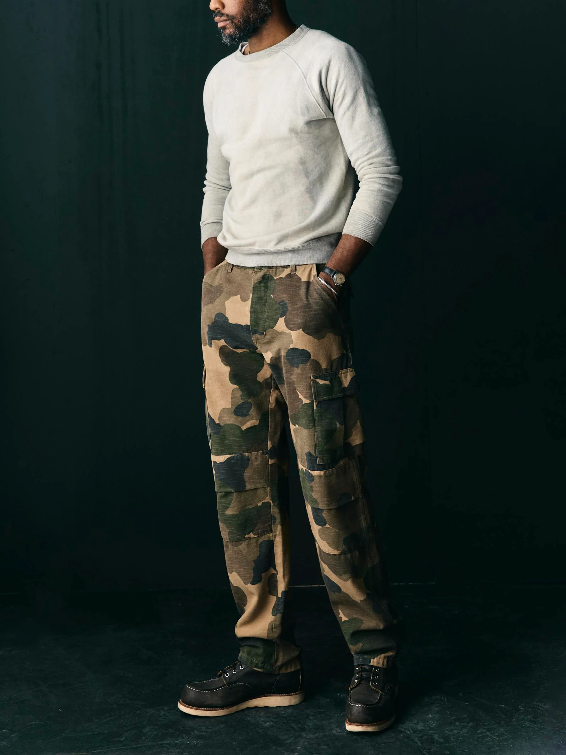 camp pant in painted camo - Image 8
