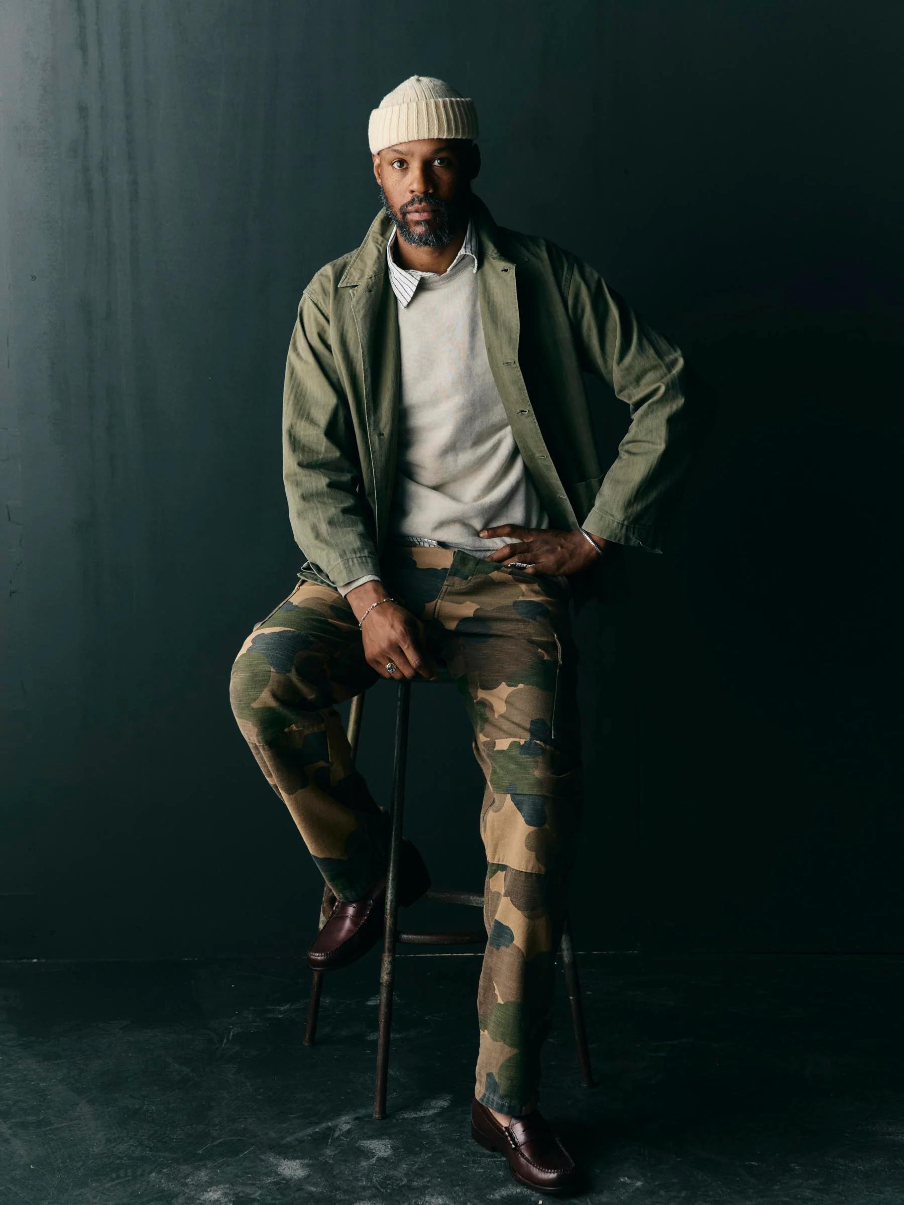 camp pant in painted camo - Image 9