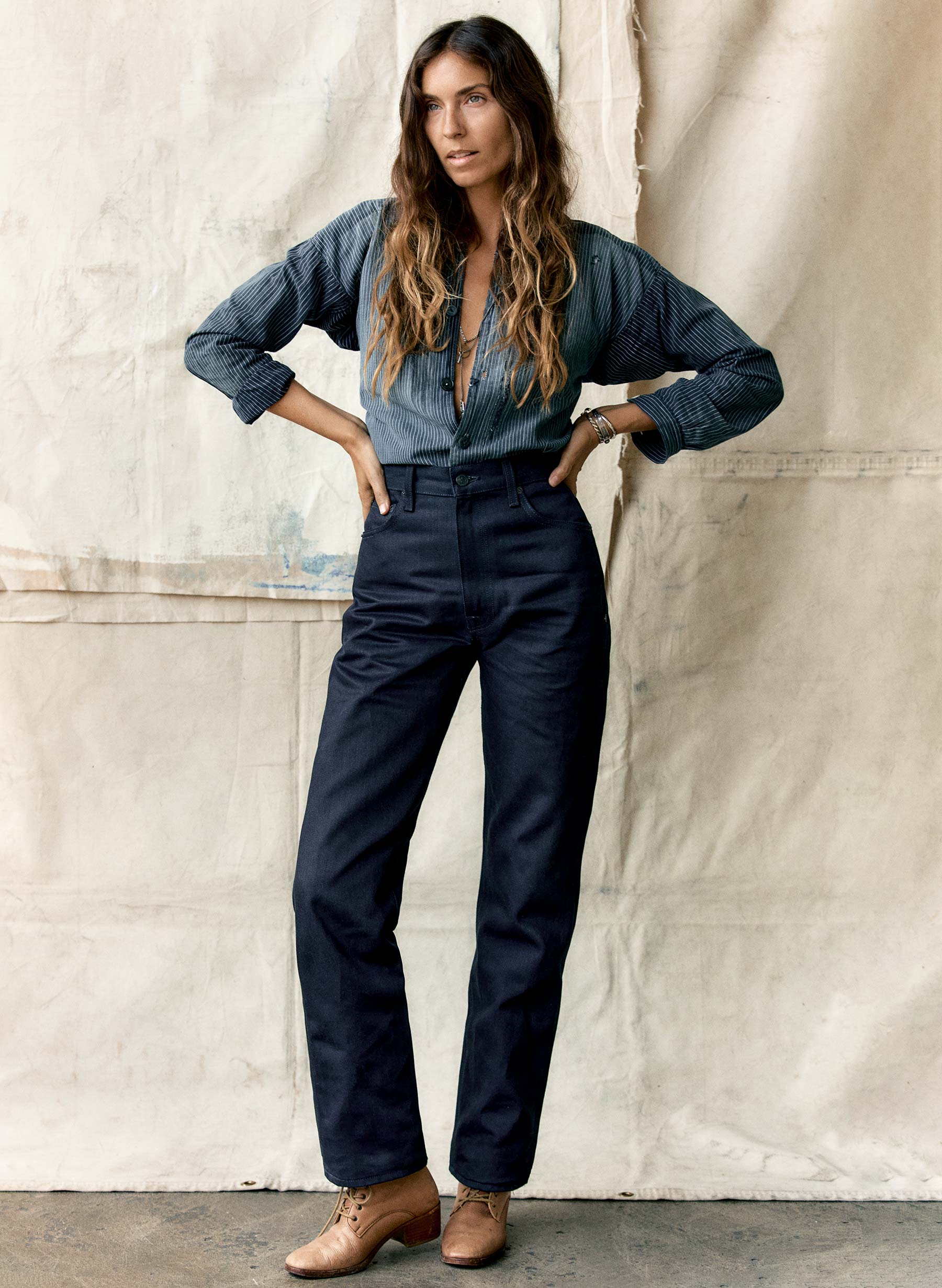 catherine slim black indigo rigid - Image 7