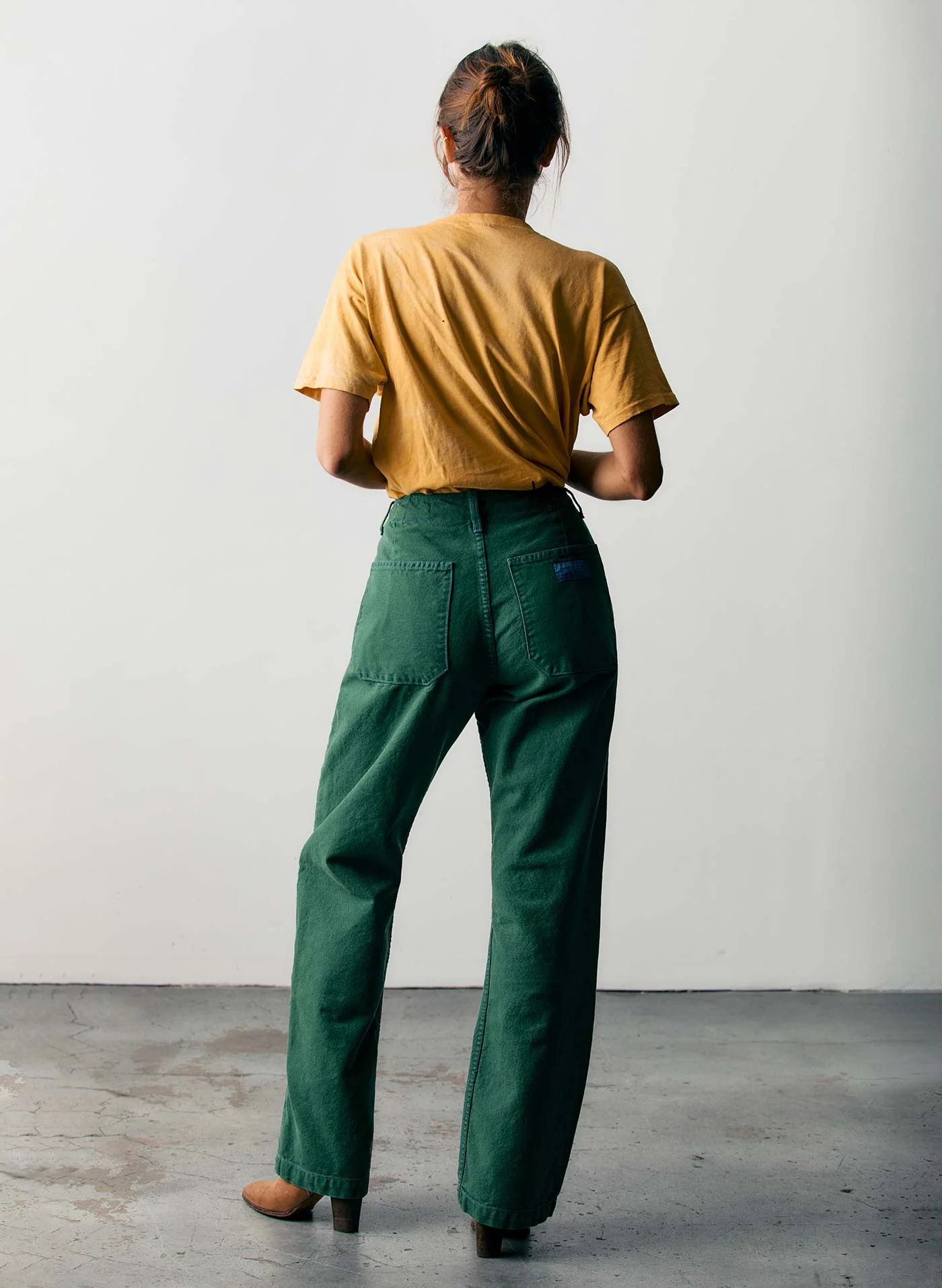 clarke canvas workpant in spruce - Image 5