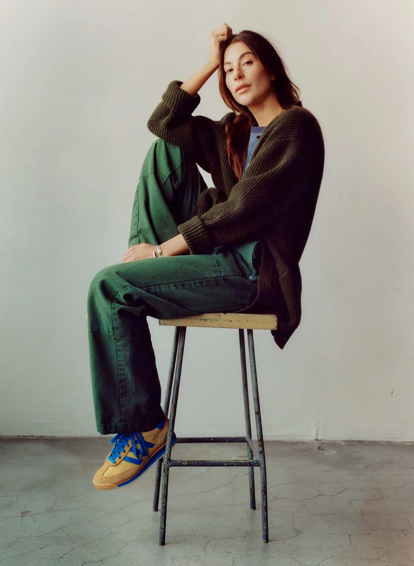 clarke canvas workpant in spruce - Image 6