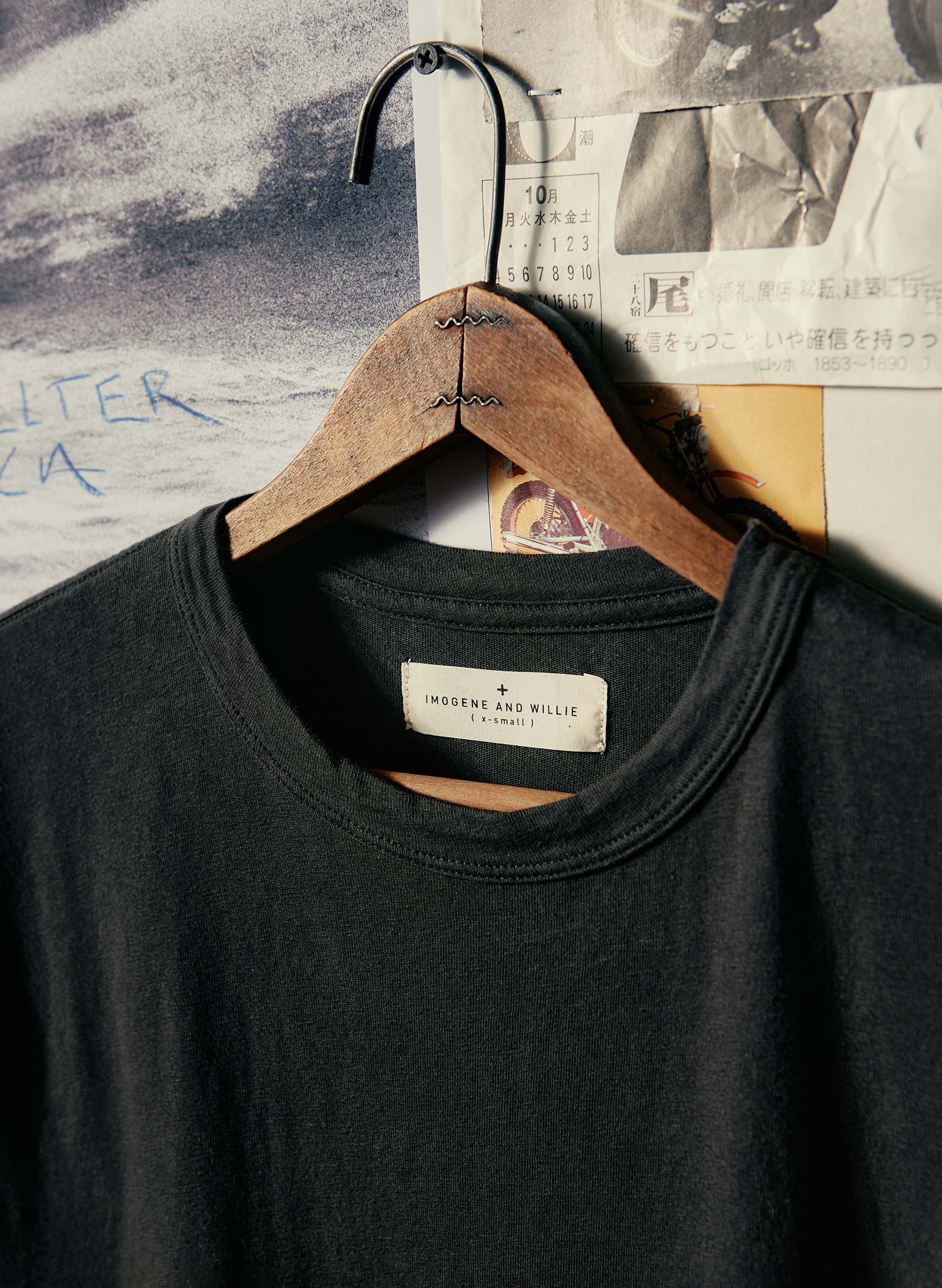 classic knit faded black crew - Image 10