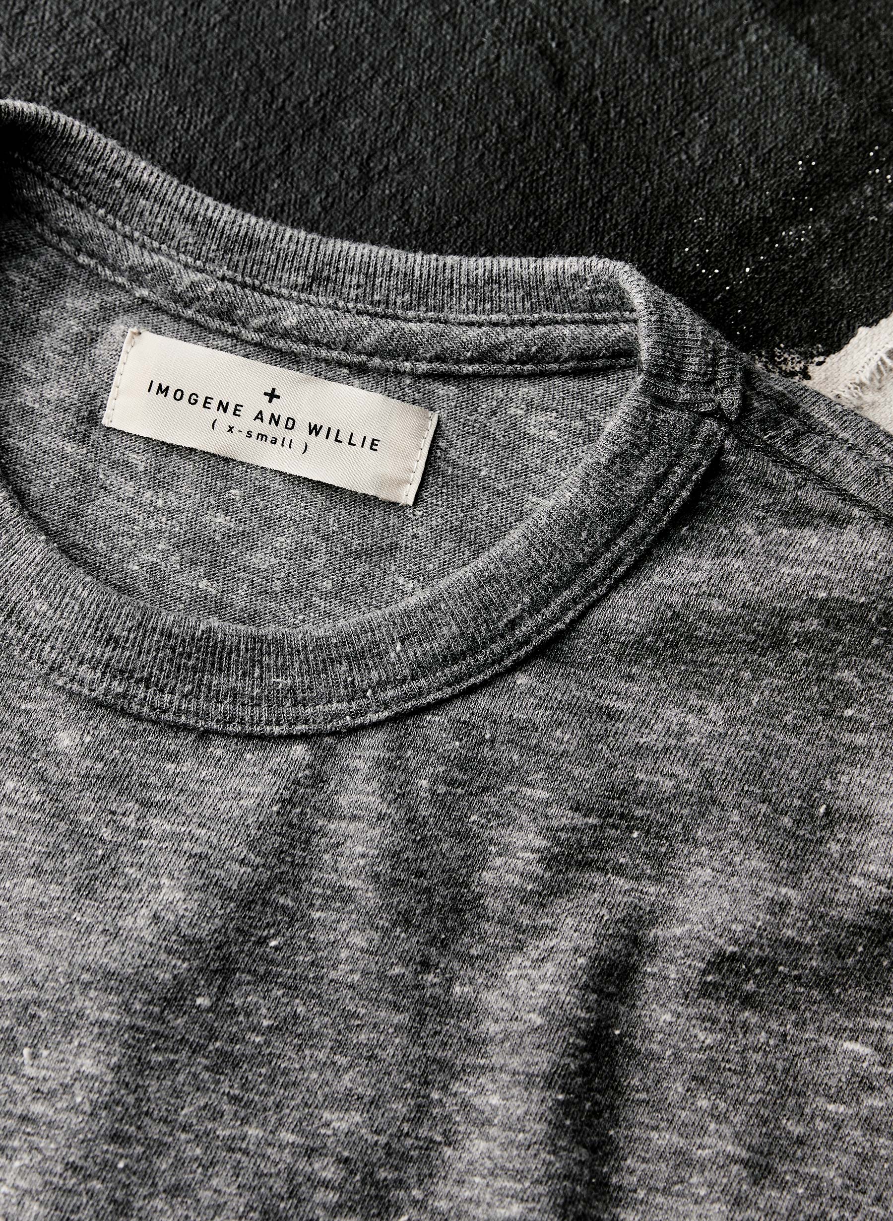 classic knit heather grey crew - Image 3