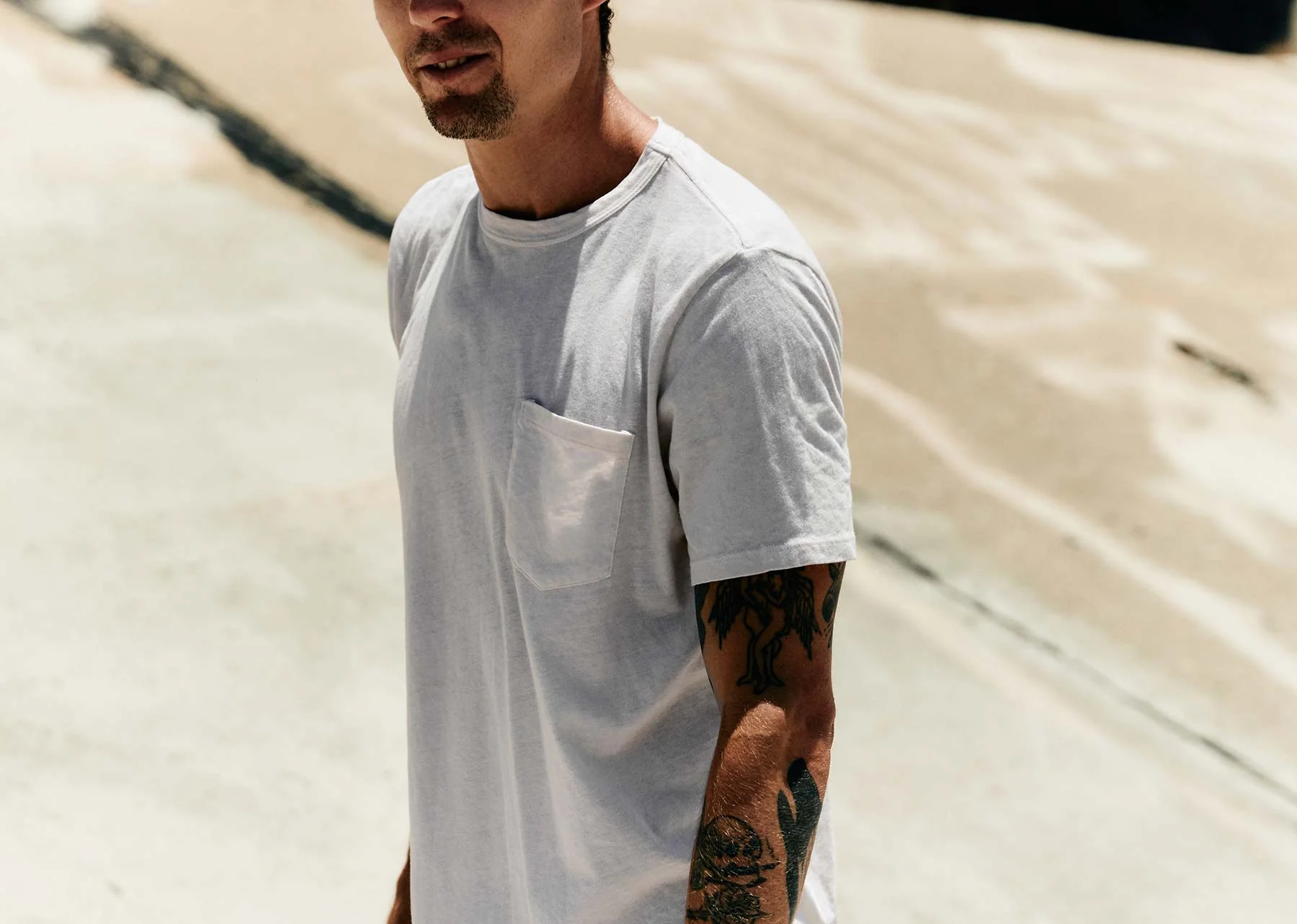 classic knit pocket tee - Image 9