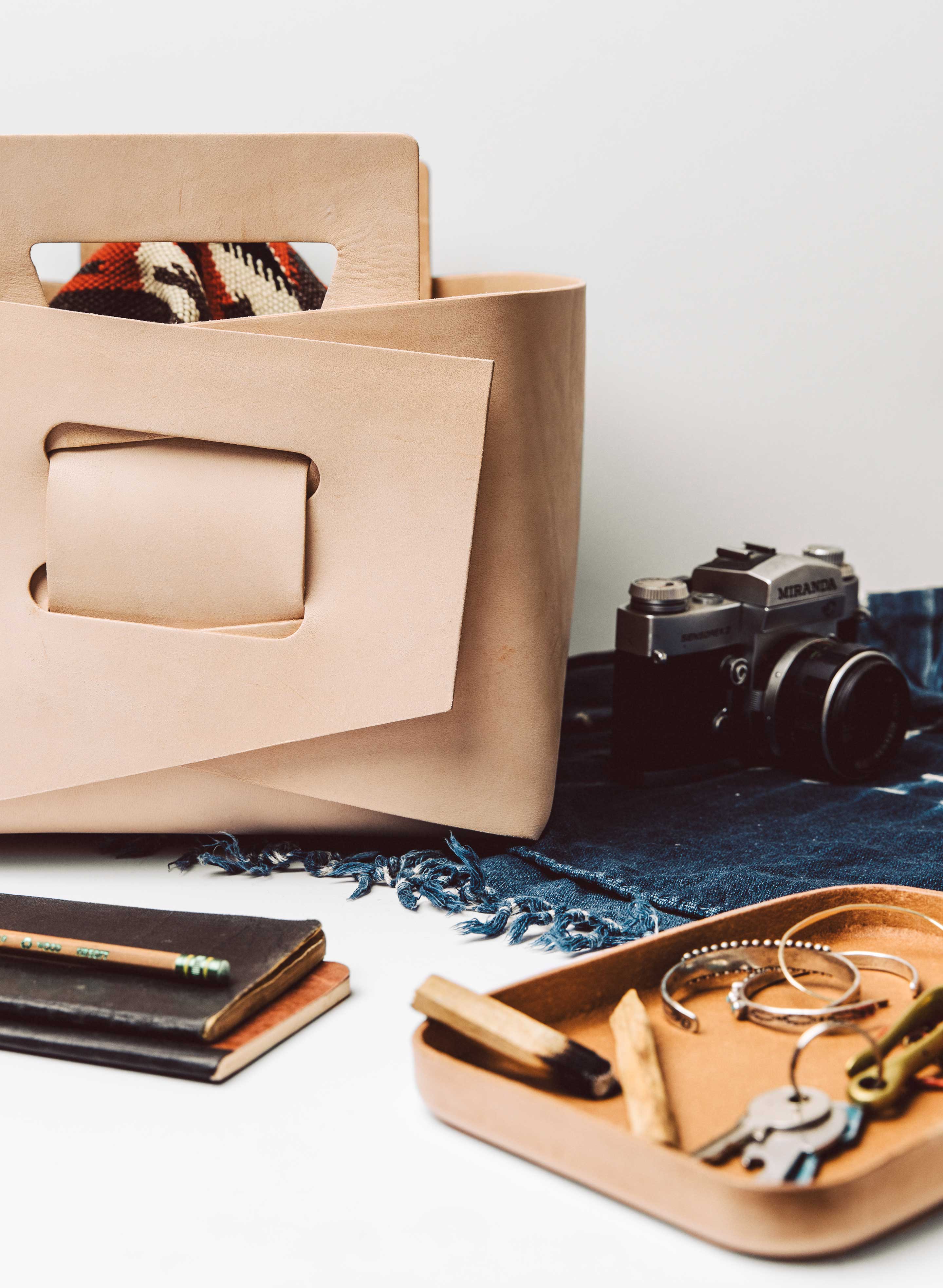 emil erwin natural leather tray - Image 8