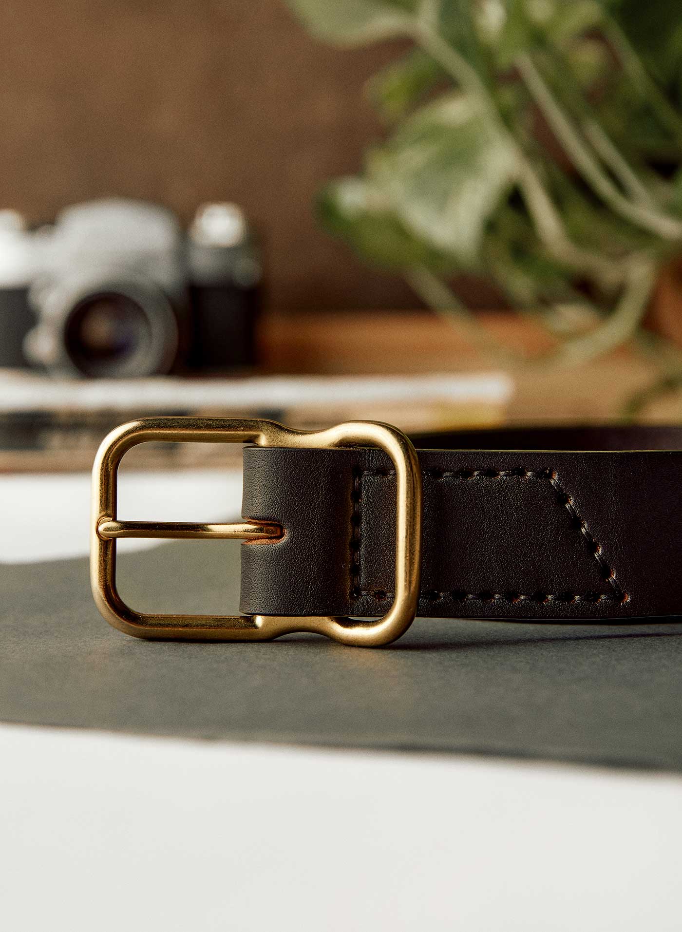 Emil Erwin Signature Belt Dark Brown - Image 5