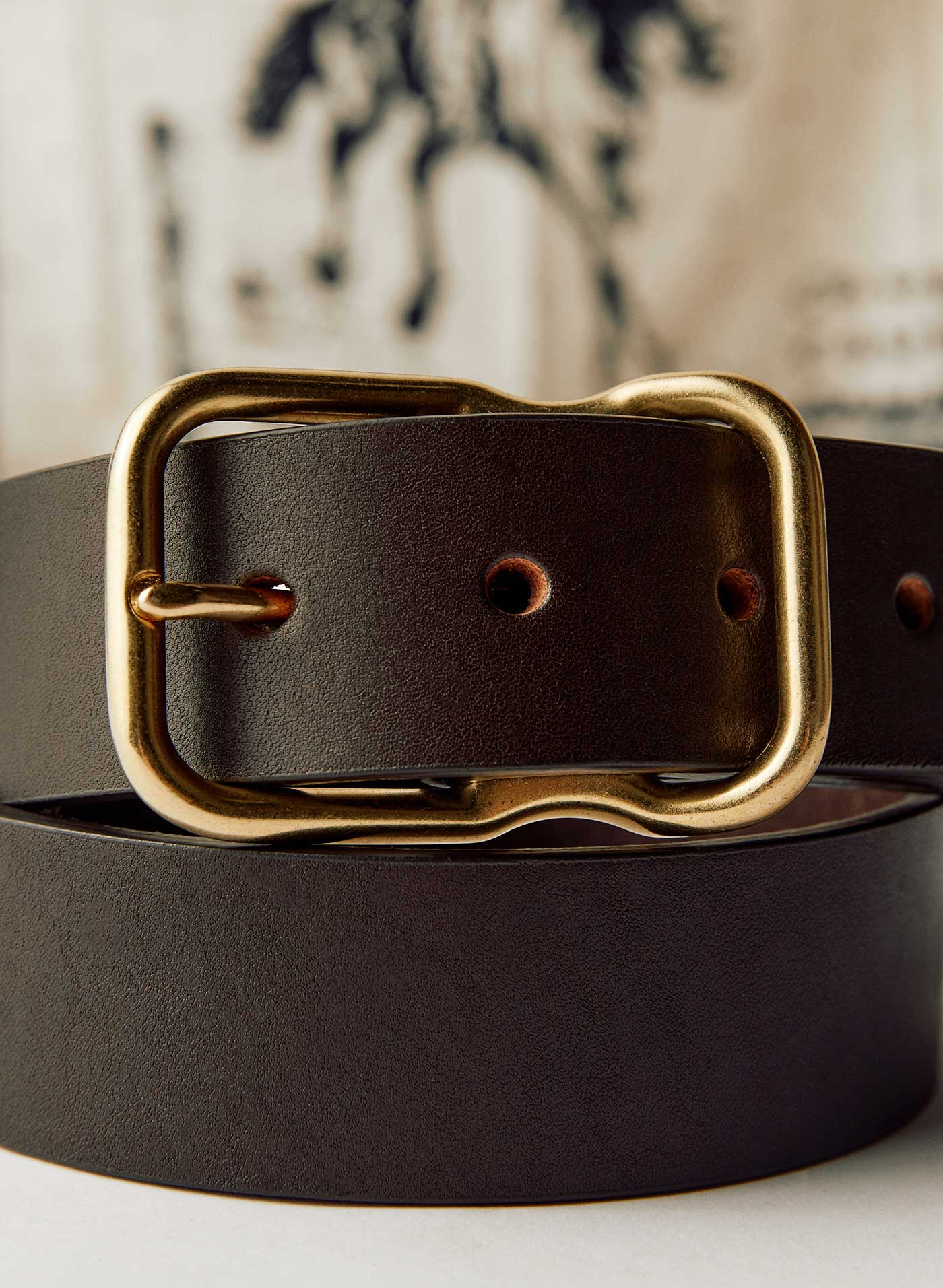 Emil Erwin Signature Belt Dark Brown - Image 6