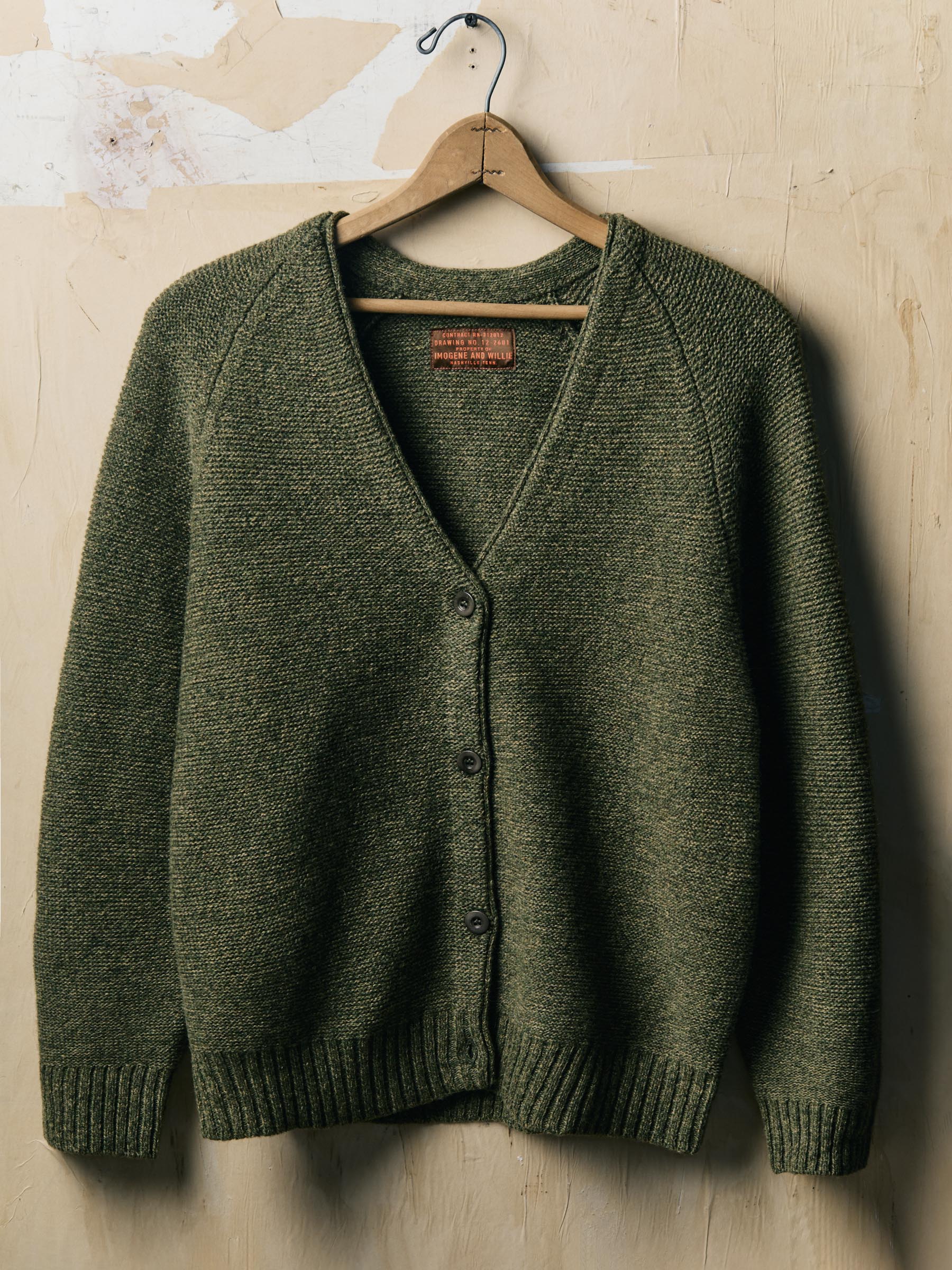 evie cardigan in sage - Image 4