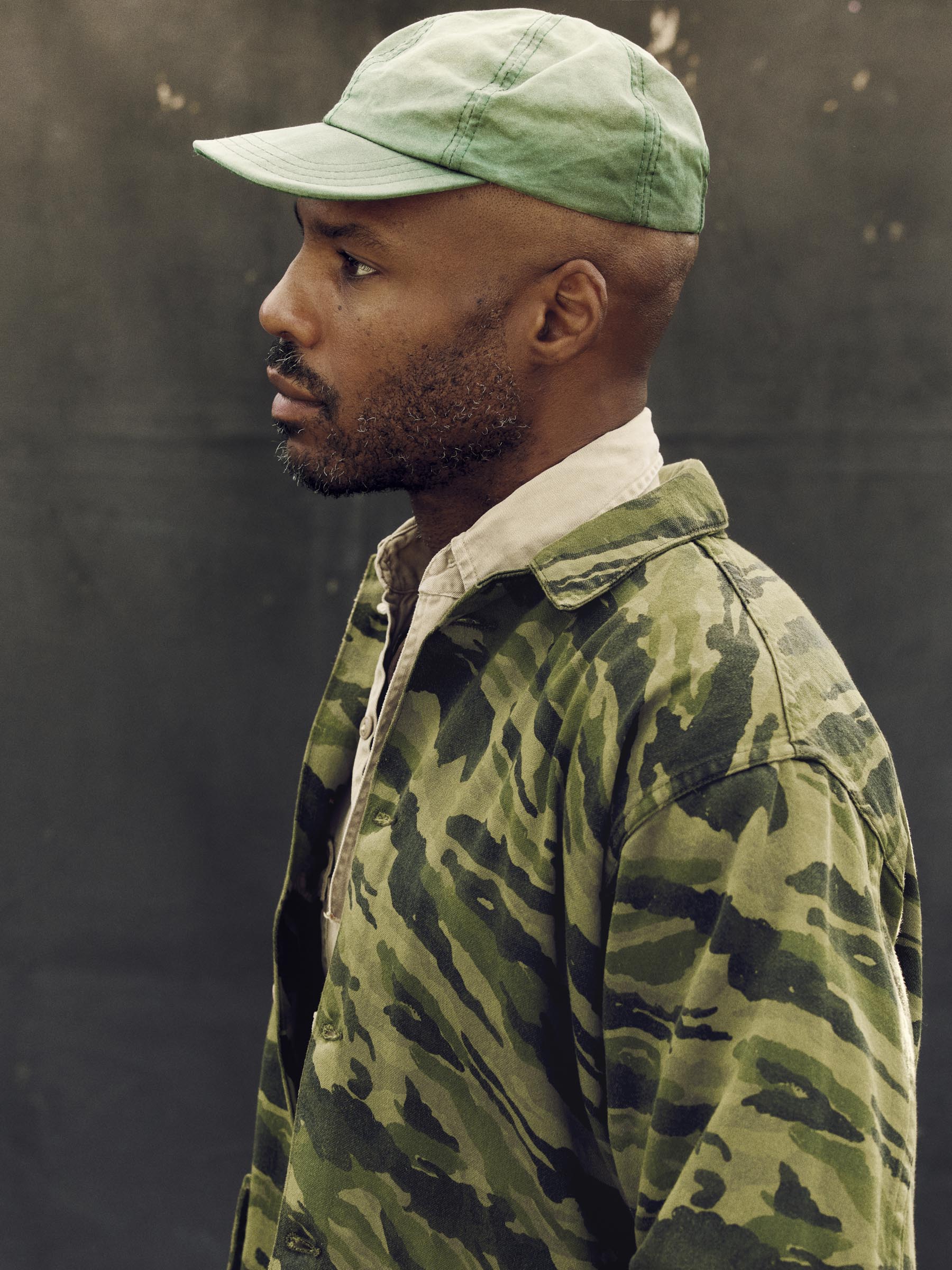 fatigue jacket in brushstroke camo - Image 7