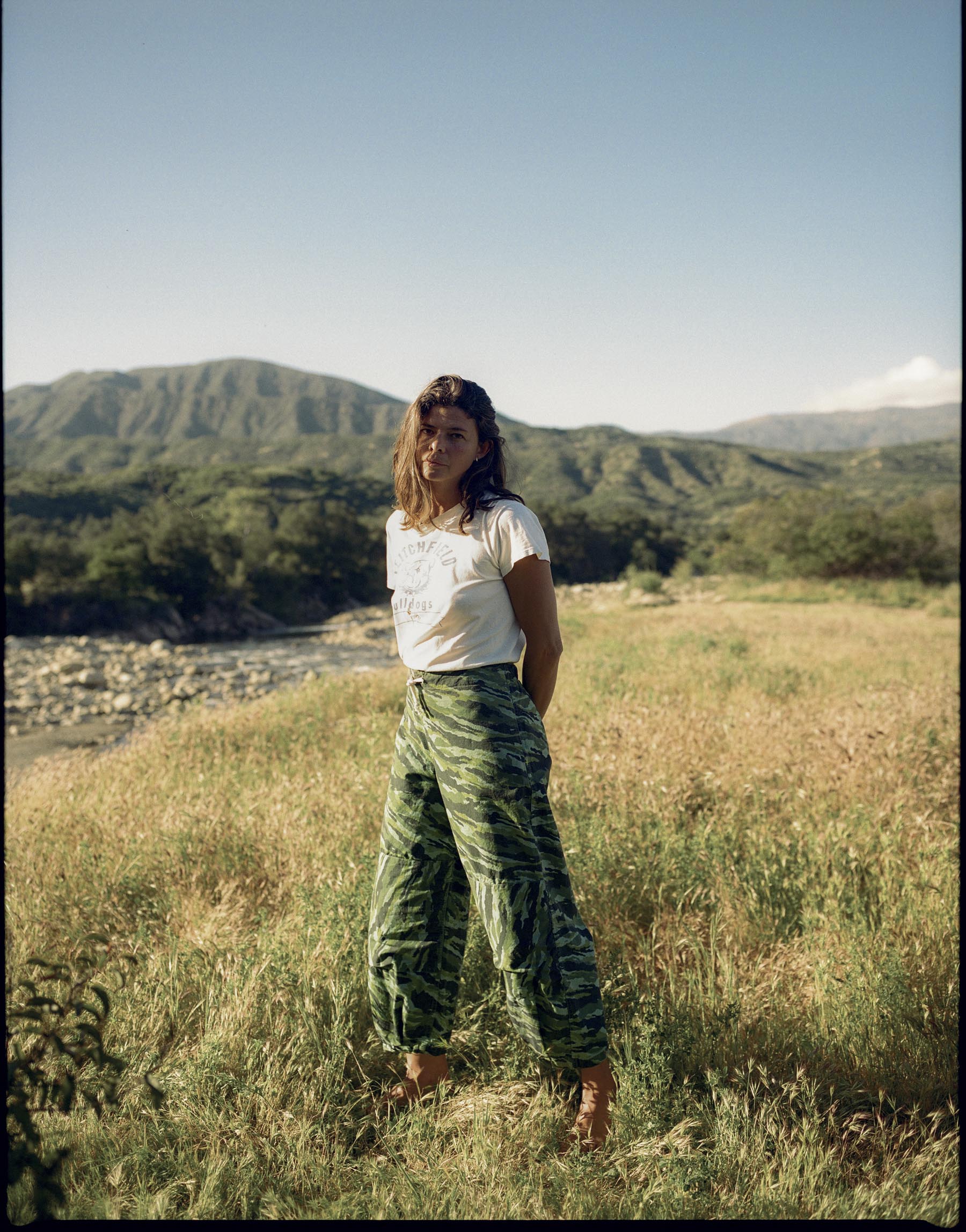 flight pant in brushstroke camo - Image 5
