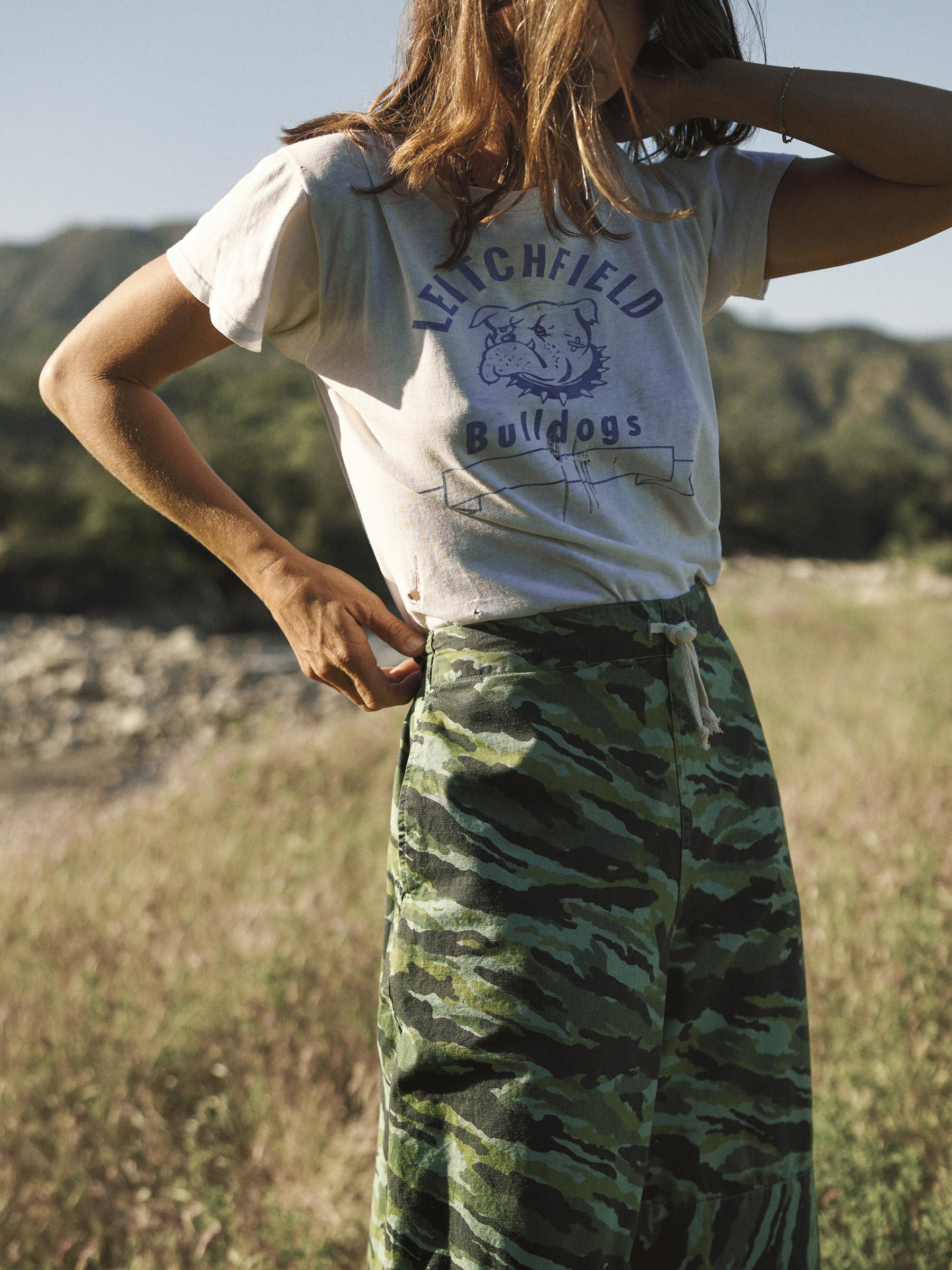 flight pant in brushstroke camo - Image 8