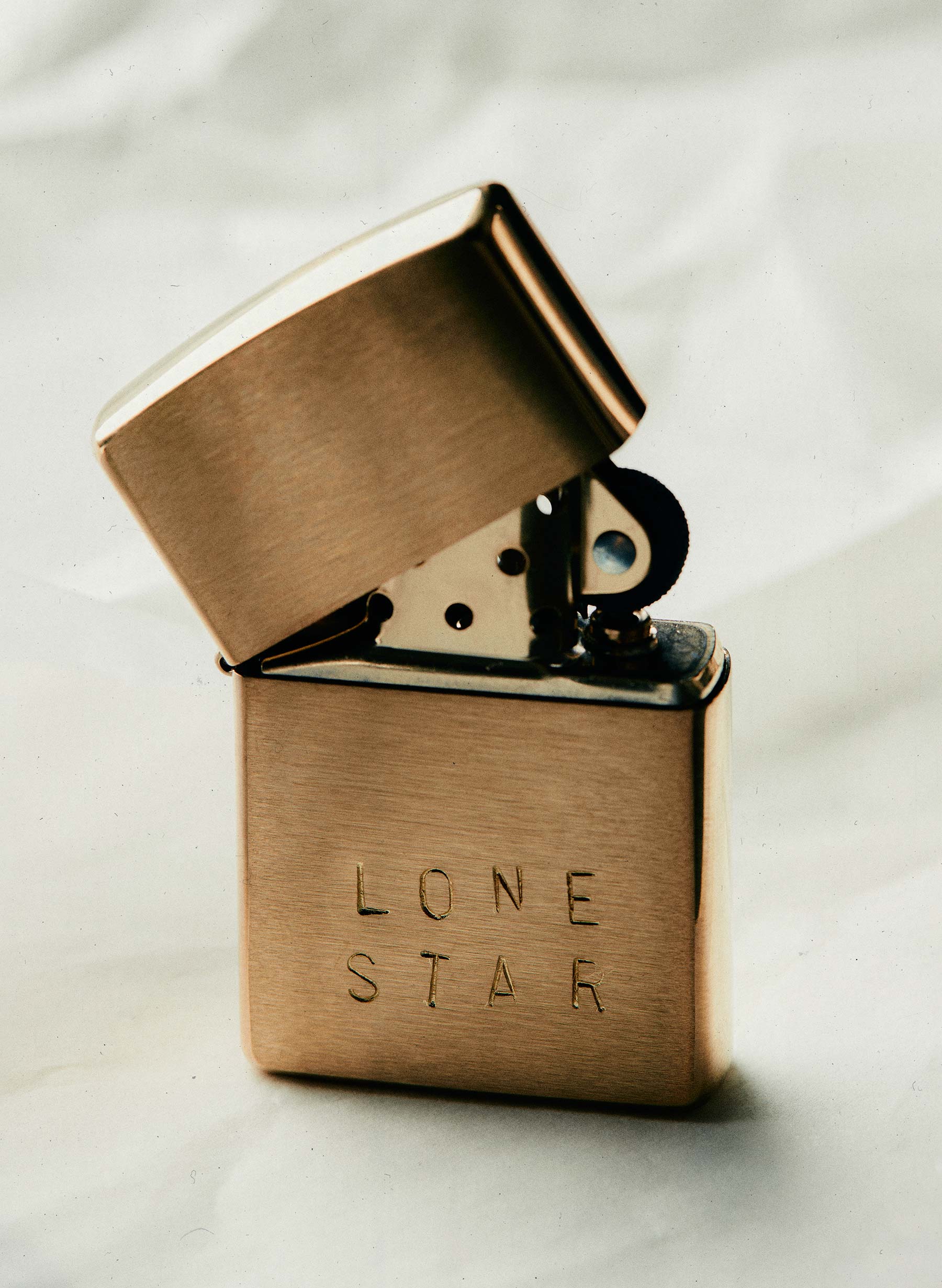 hand stamped "lonestar" zippo - Image 4