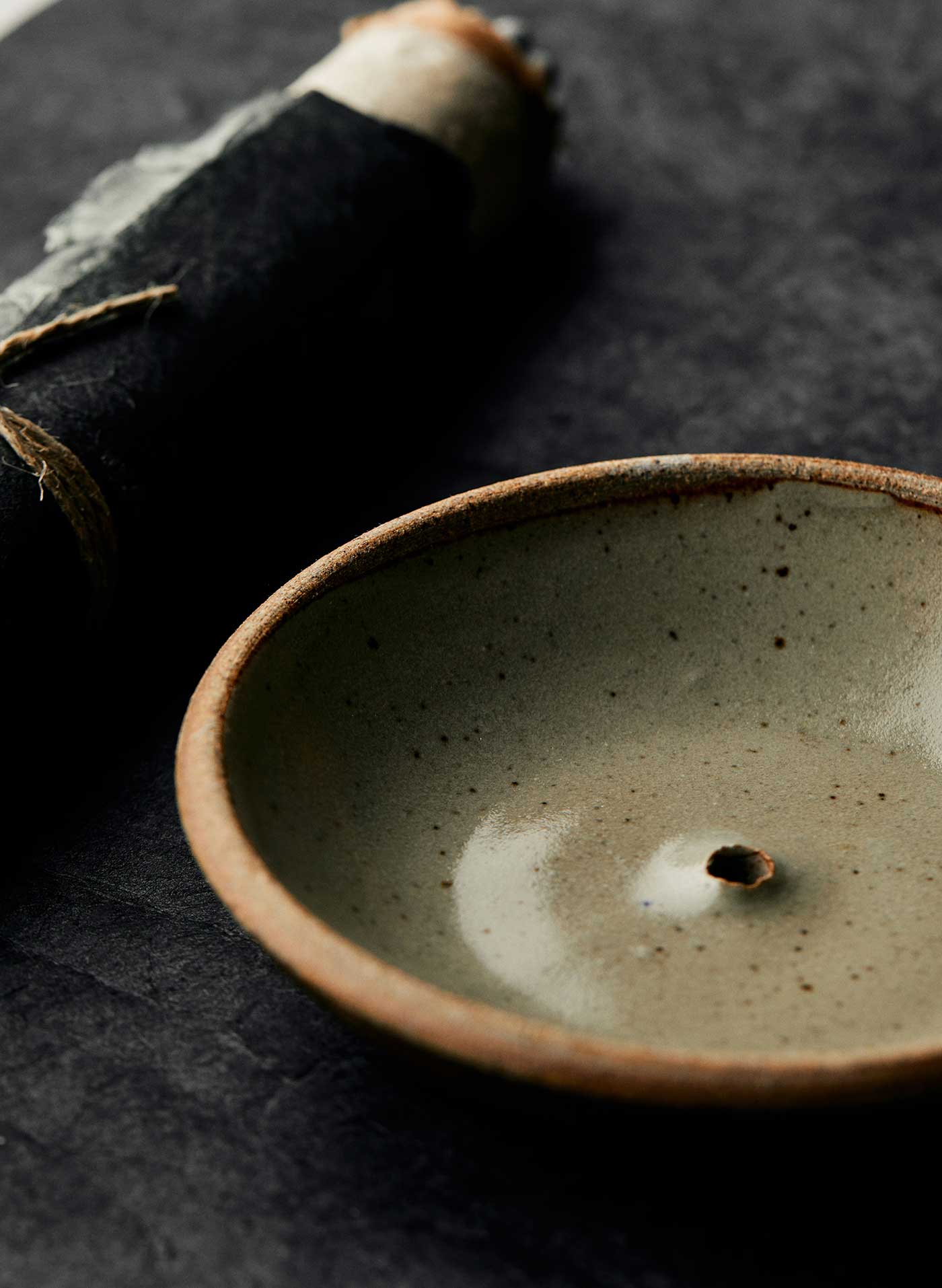 hand-thrown incense holder - Image 2