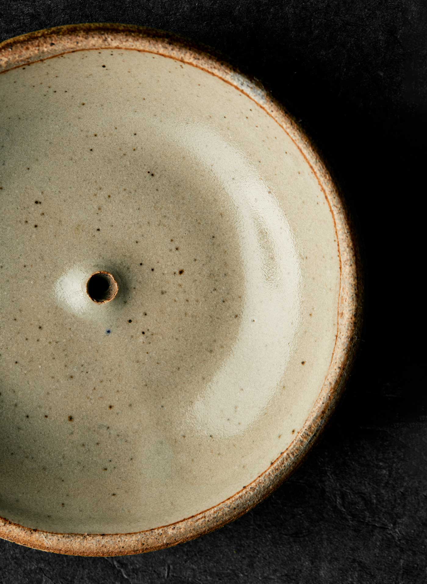 hand-thrown incense holder - Image 4