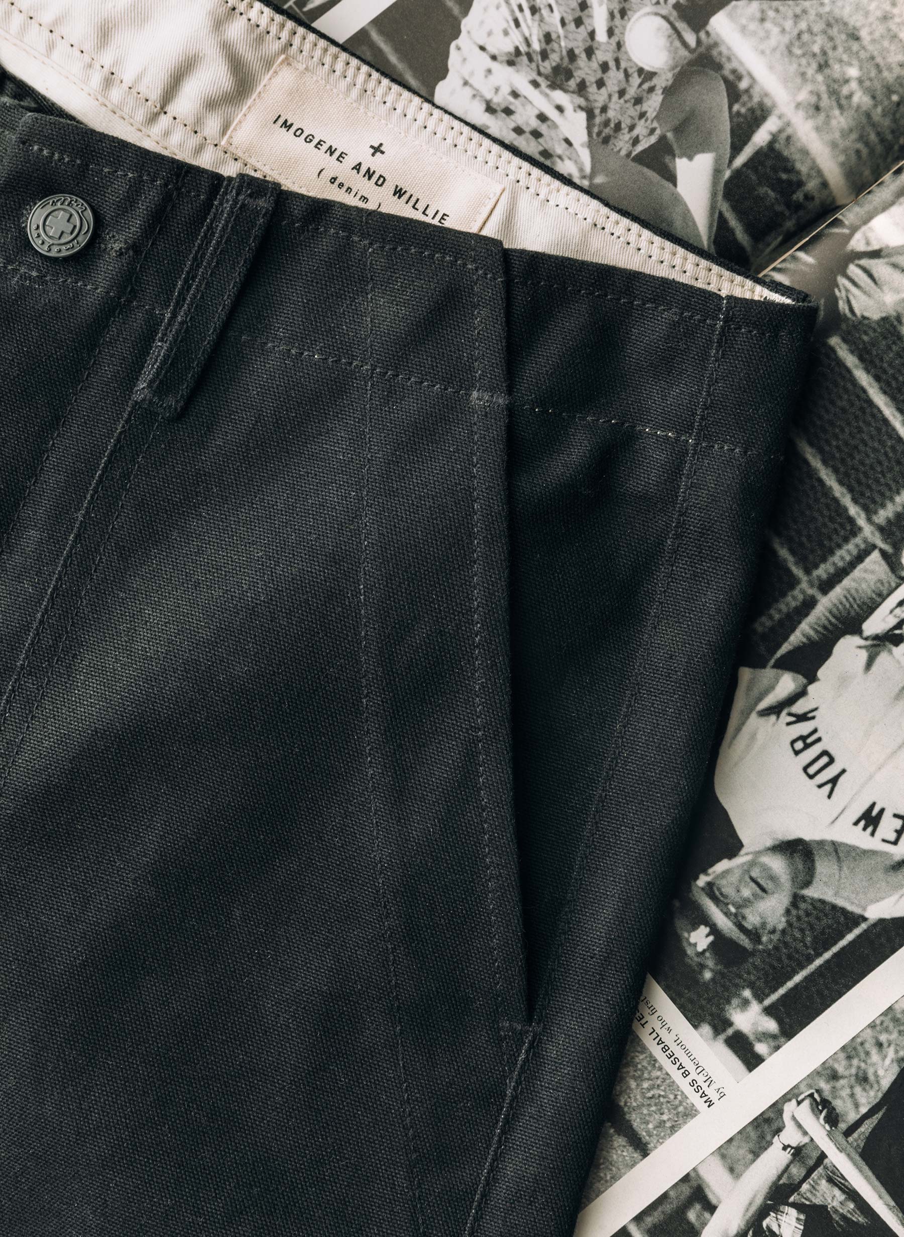 hencye canvas workpant in black - Image 5