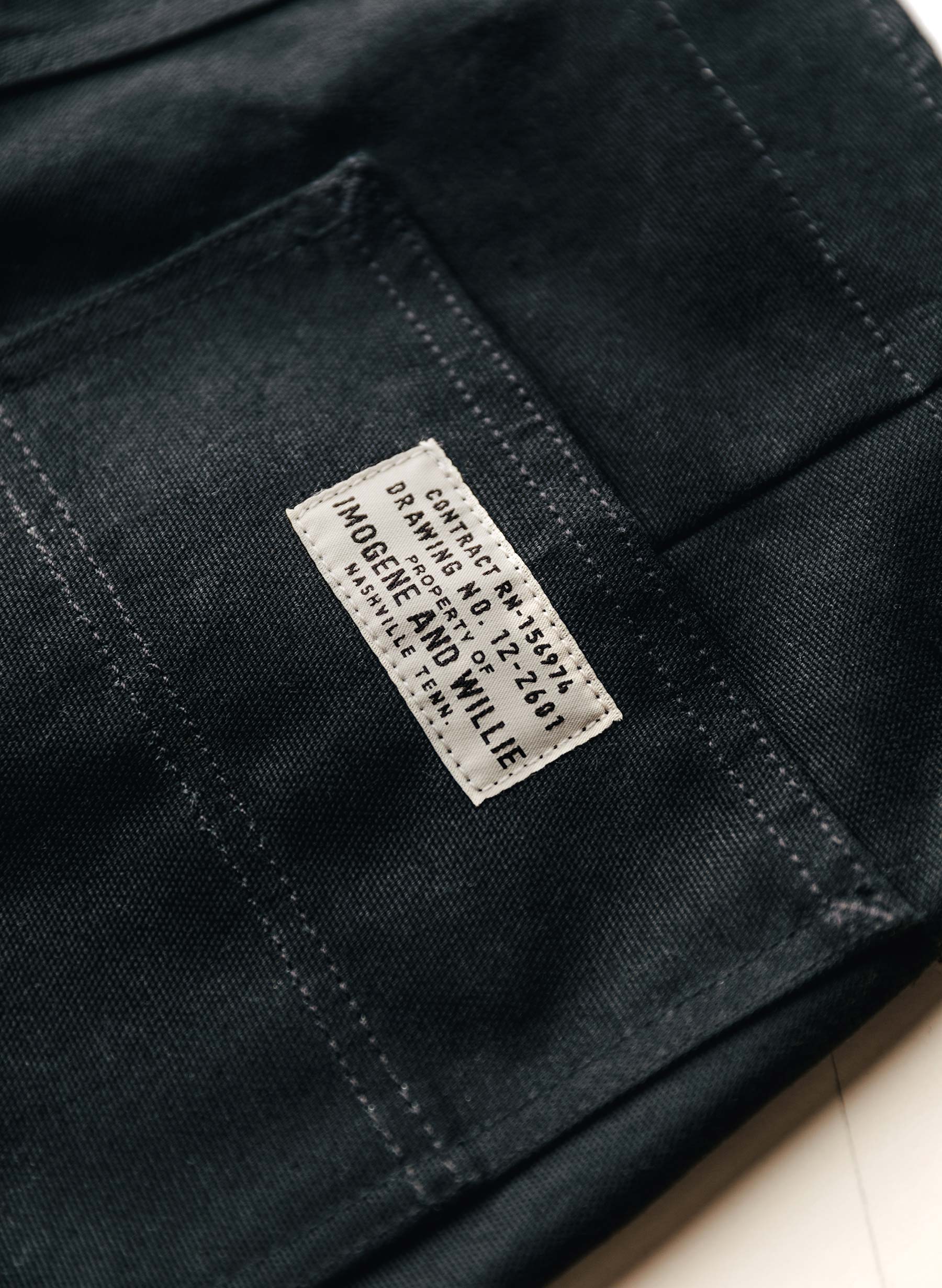 hencye canvas workpant in black - Image 6