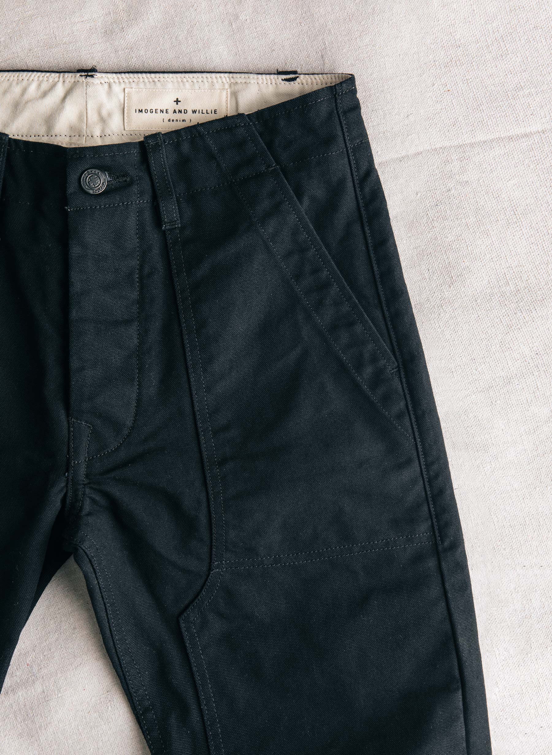 hencye canvas workpant in black - Image 9