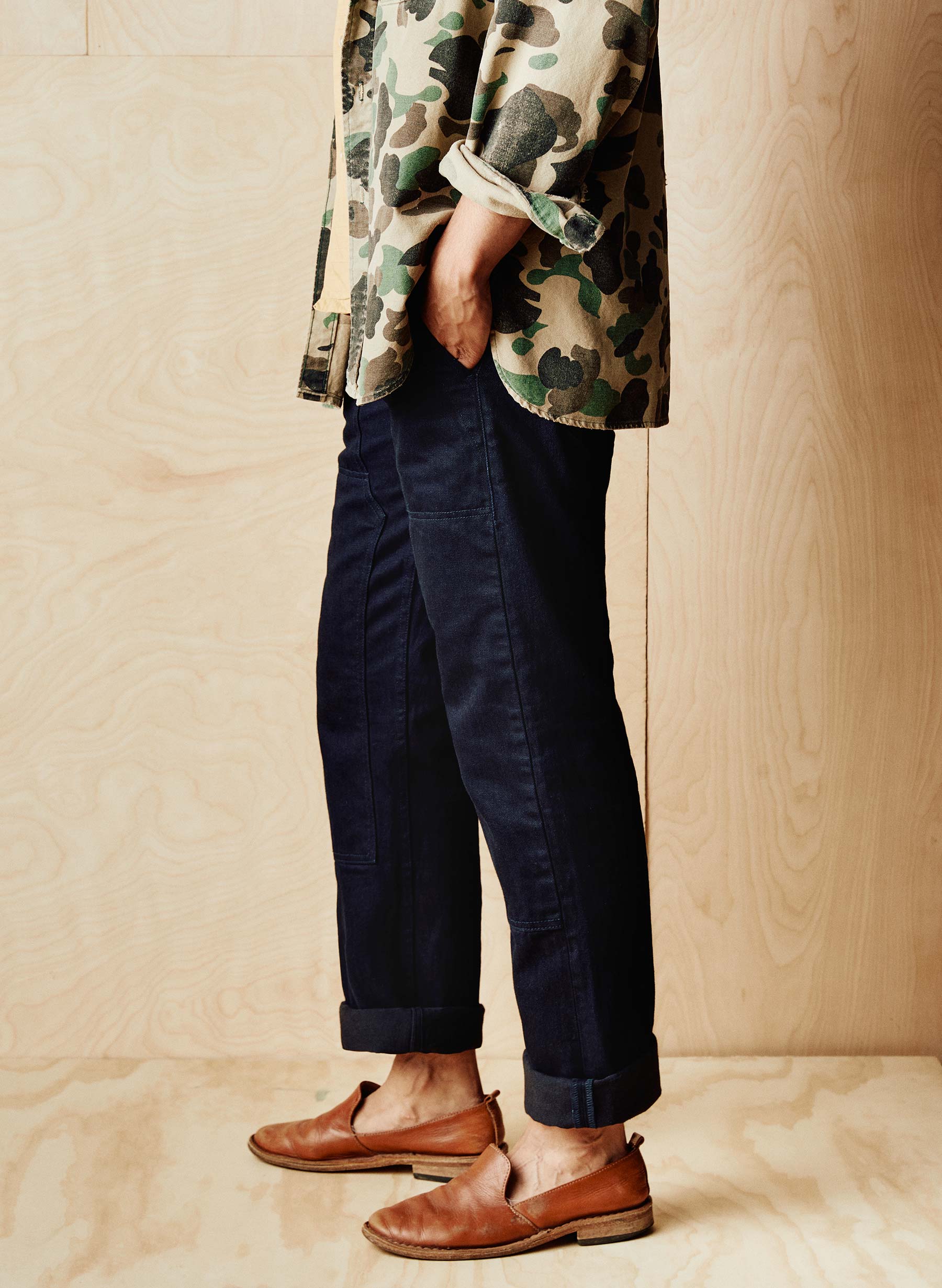 hencye workpant in black indigo - Image 10
