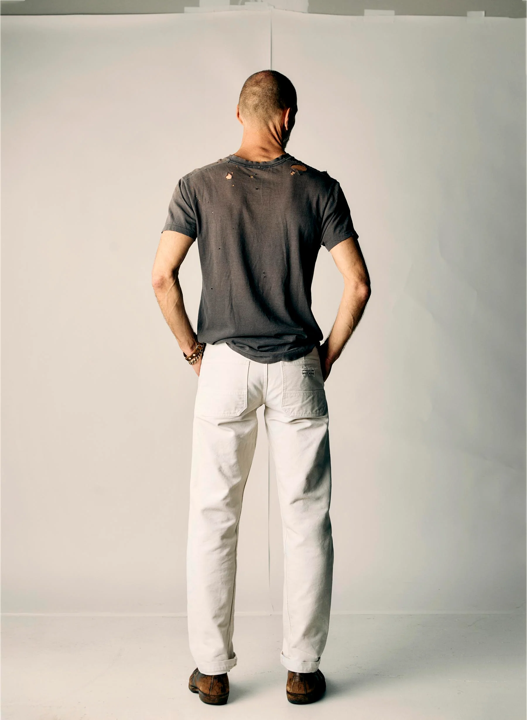 hencye canvas workpant in natural - Image 11