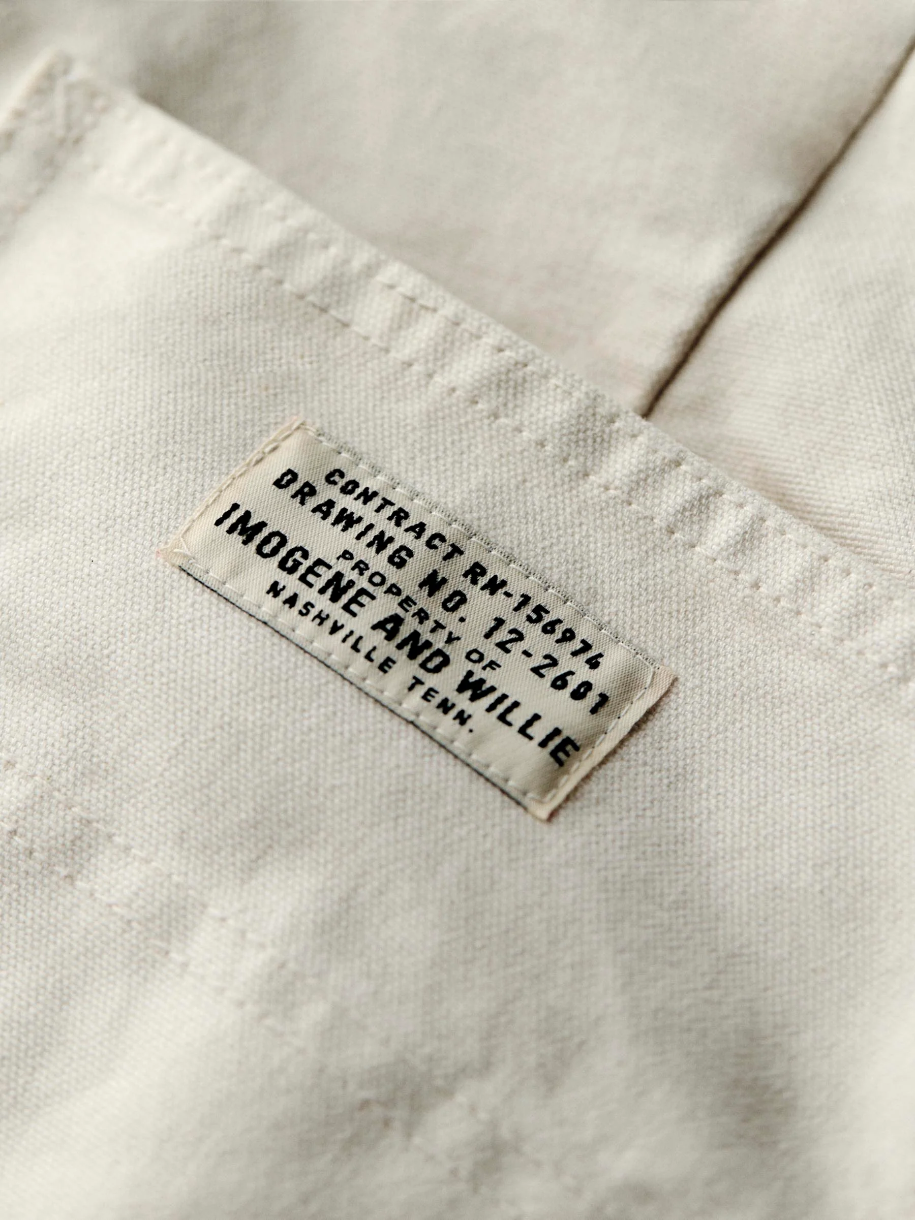 hencye canvas workpant in natural - Image 12