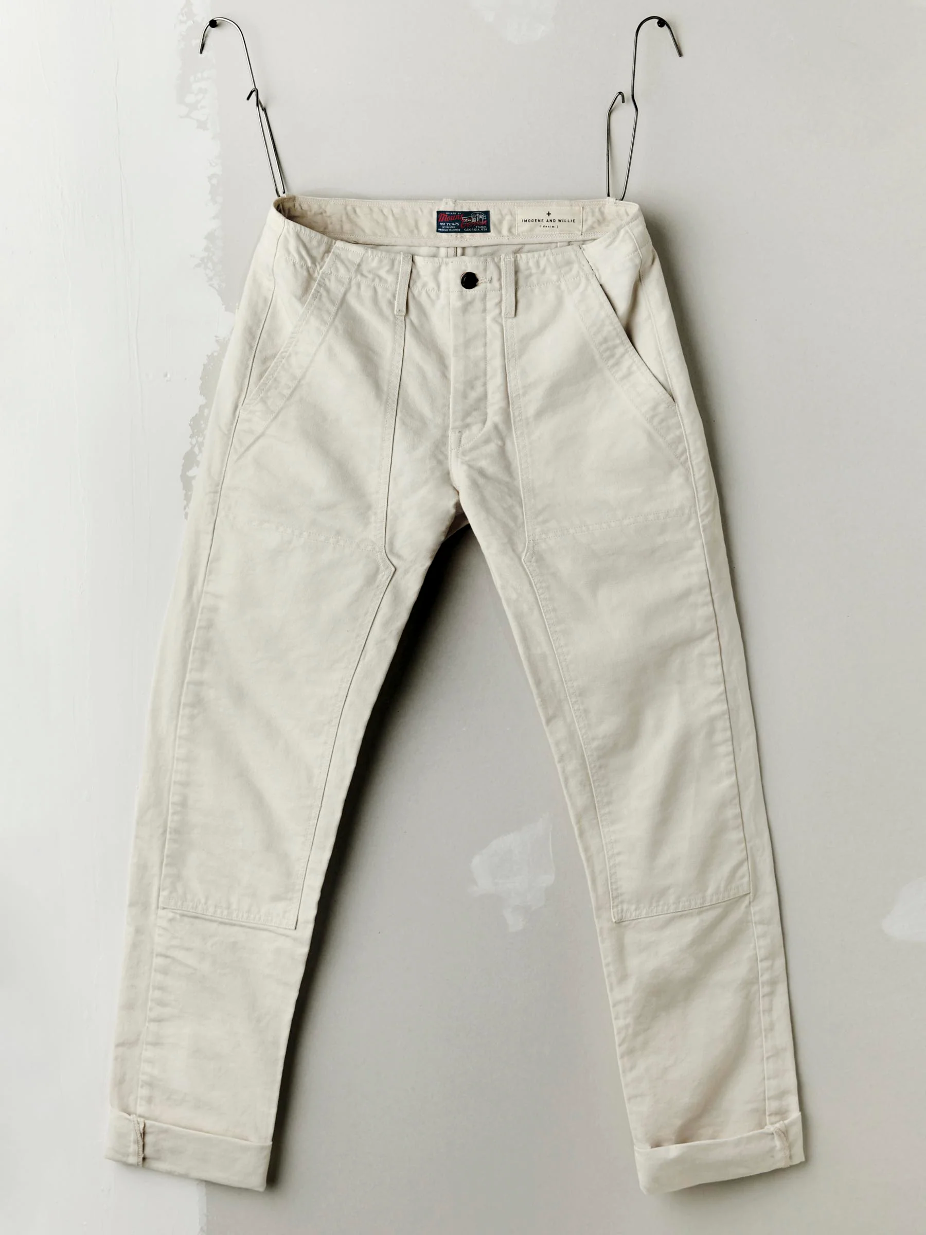 hencye canvas workpant in natural - Image 9