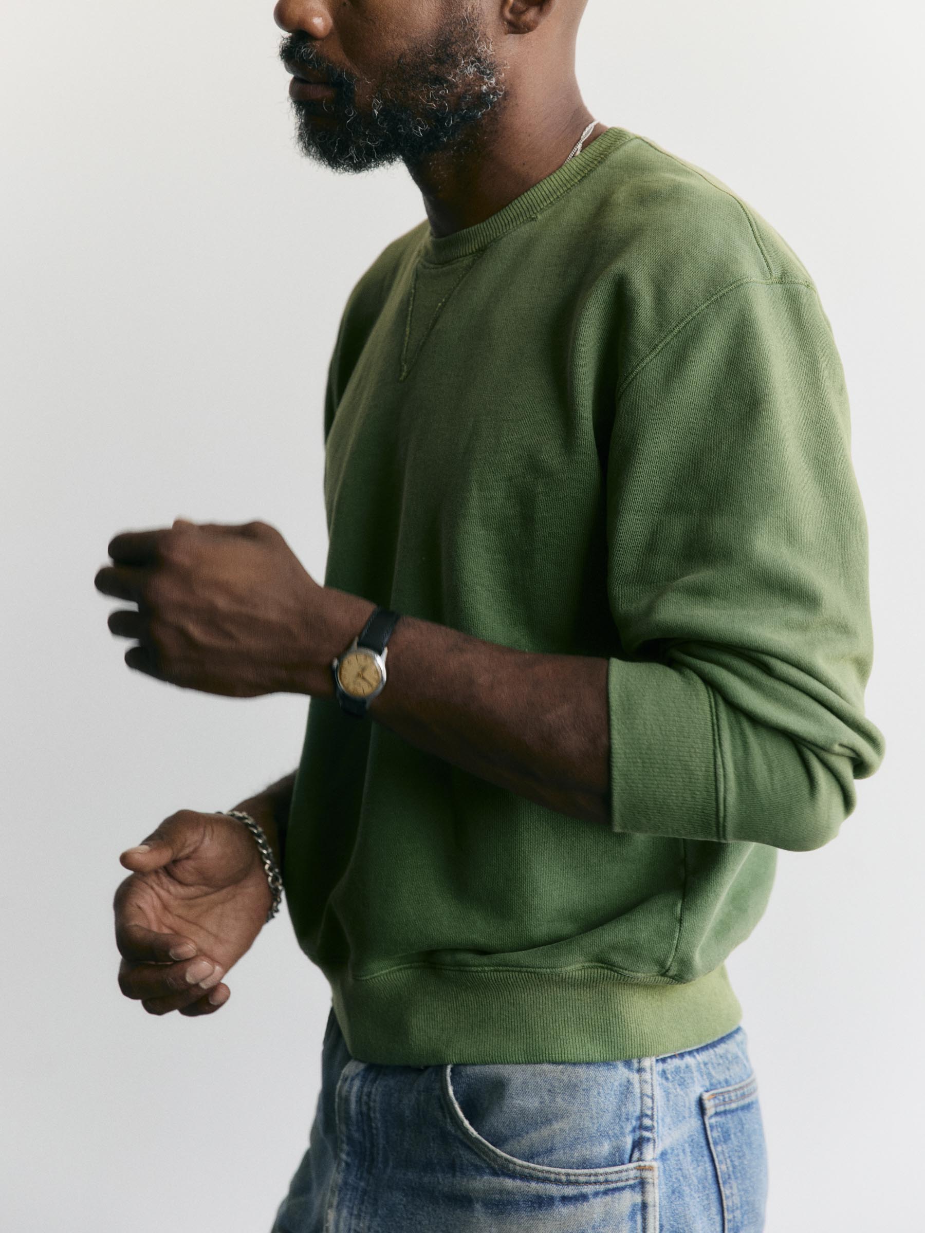 hilts sweatshirt sunfaded  green - Image 7
