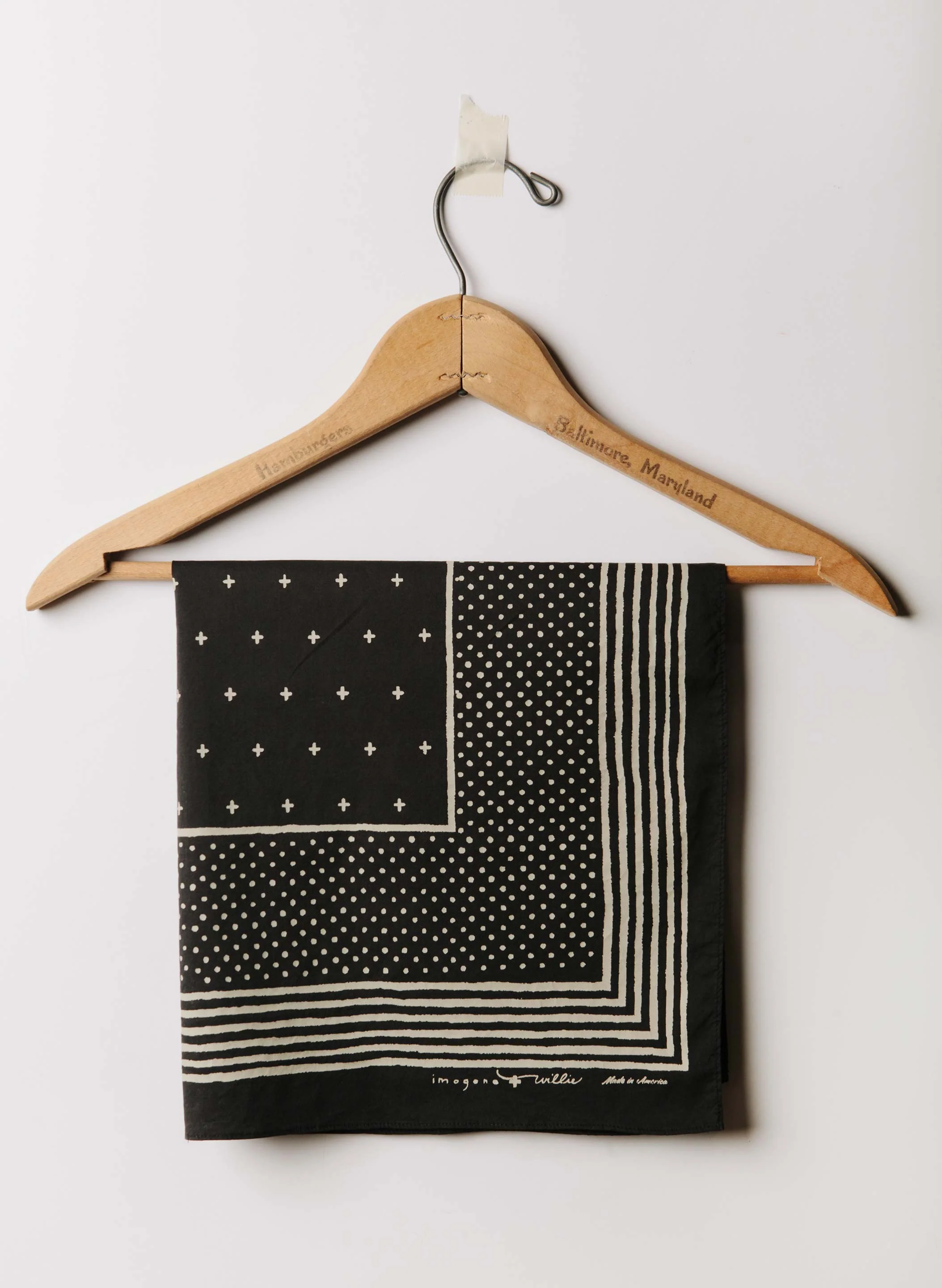 i+w vintage black bandana v2 - Image 4