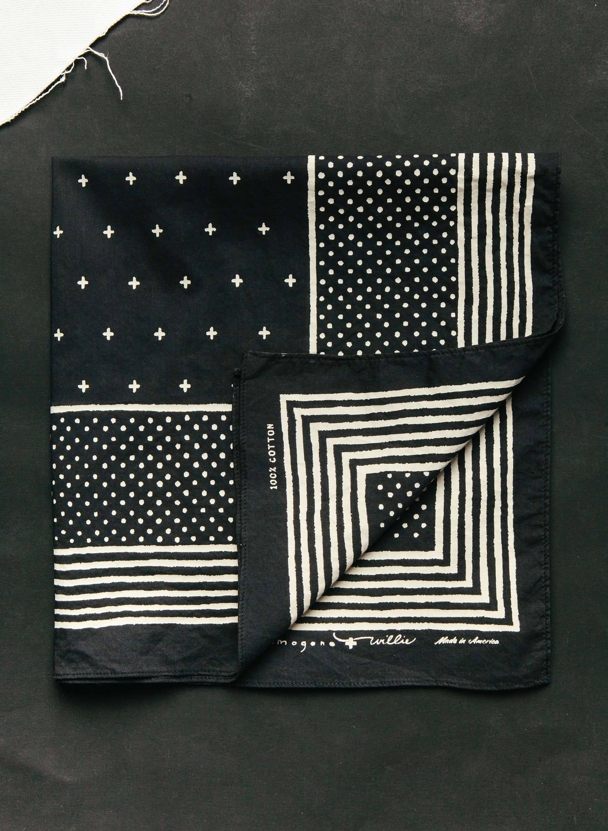 i+w vintage black bandana v2 - Image 6