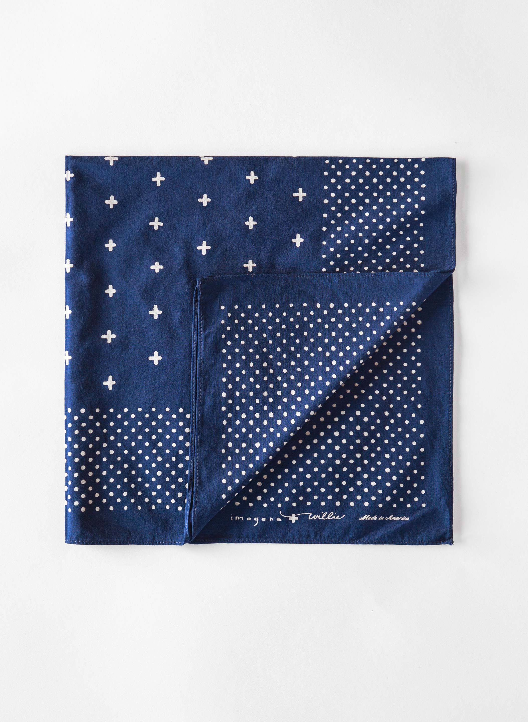 i+w vintage blue bandana - Image 3