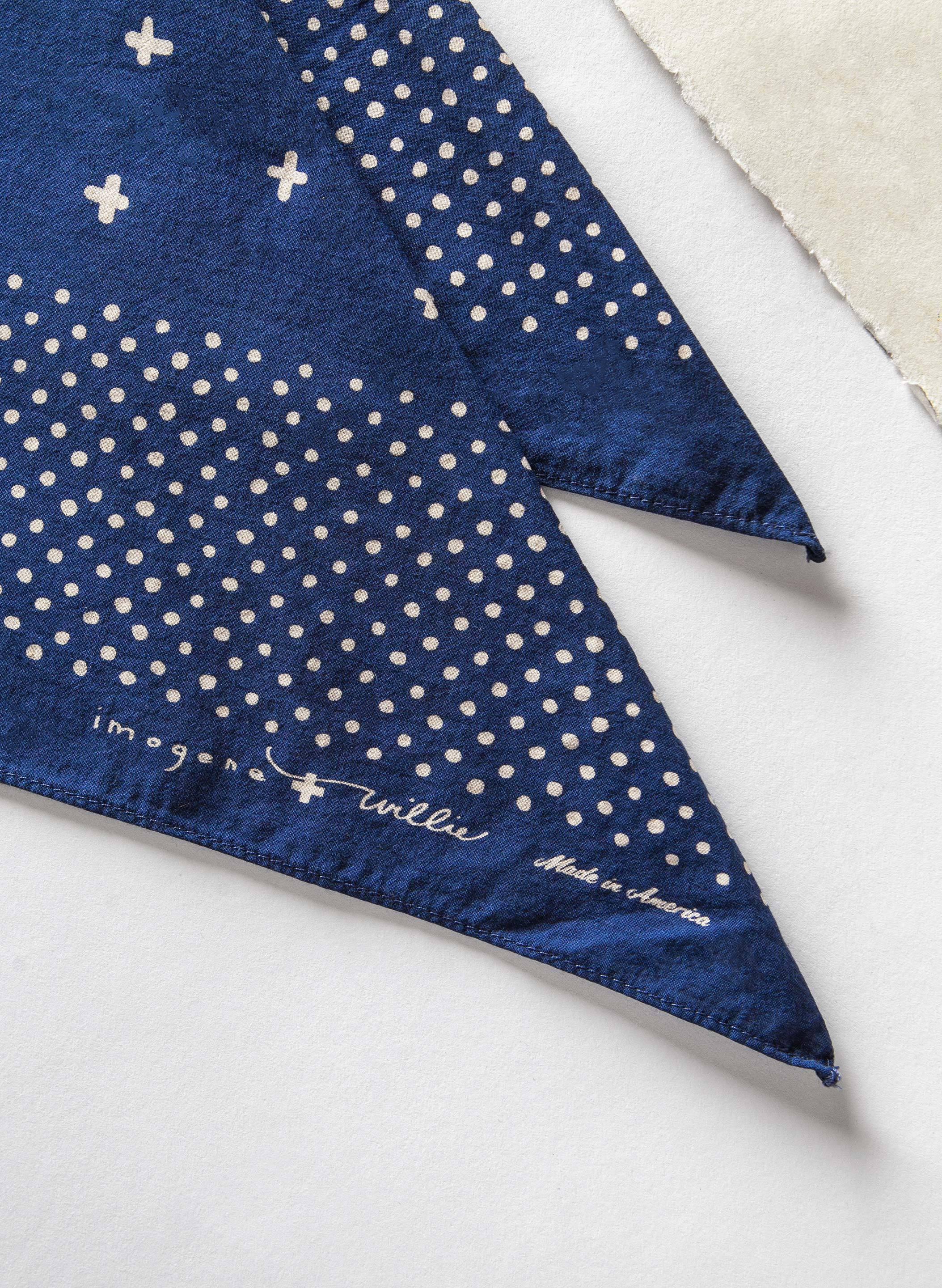 i+w vintage blue bandana - Image 6