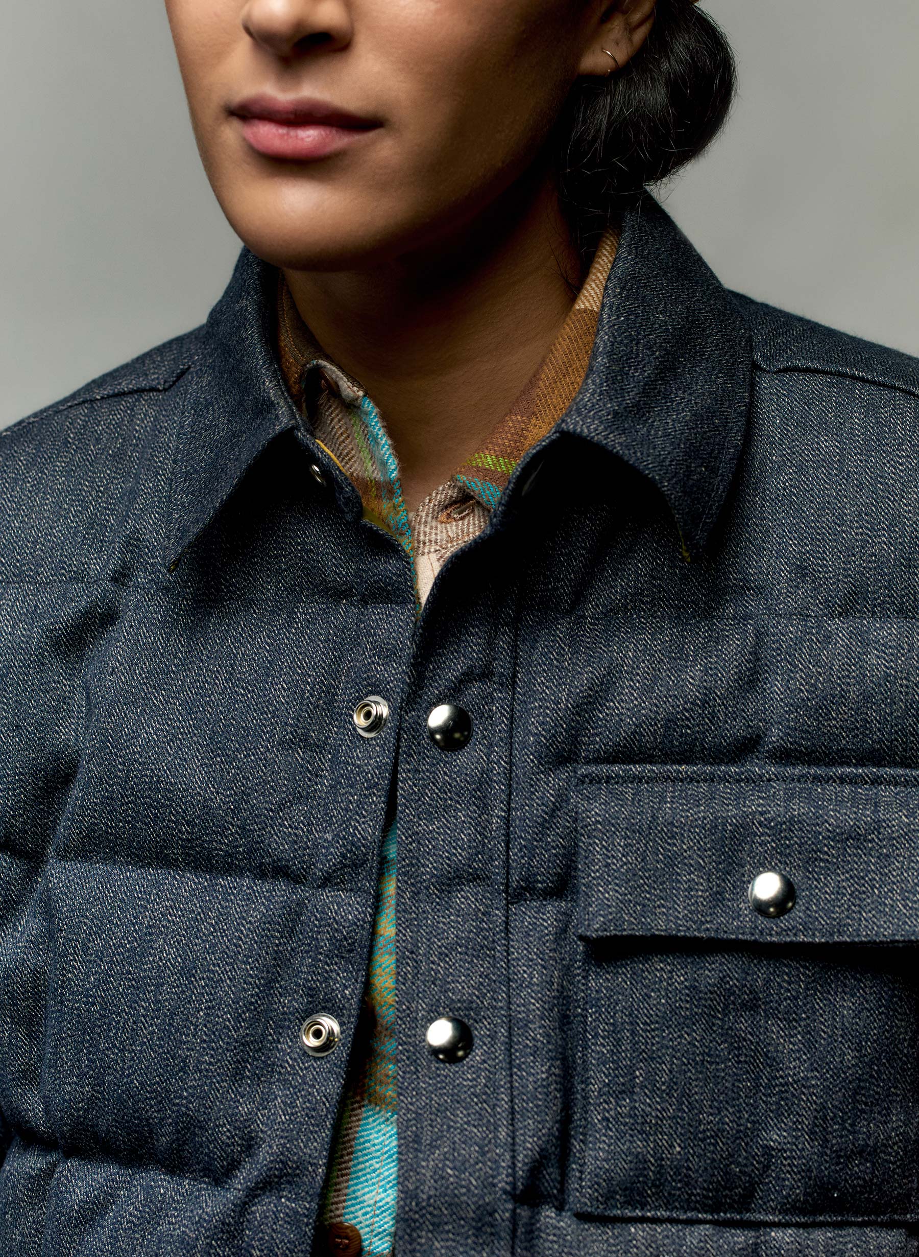 i+w x crescent down works quilted jaspe jacket - Image 9