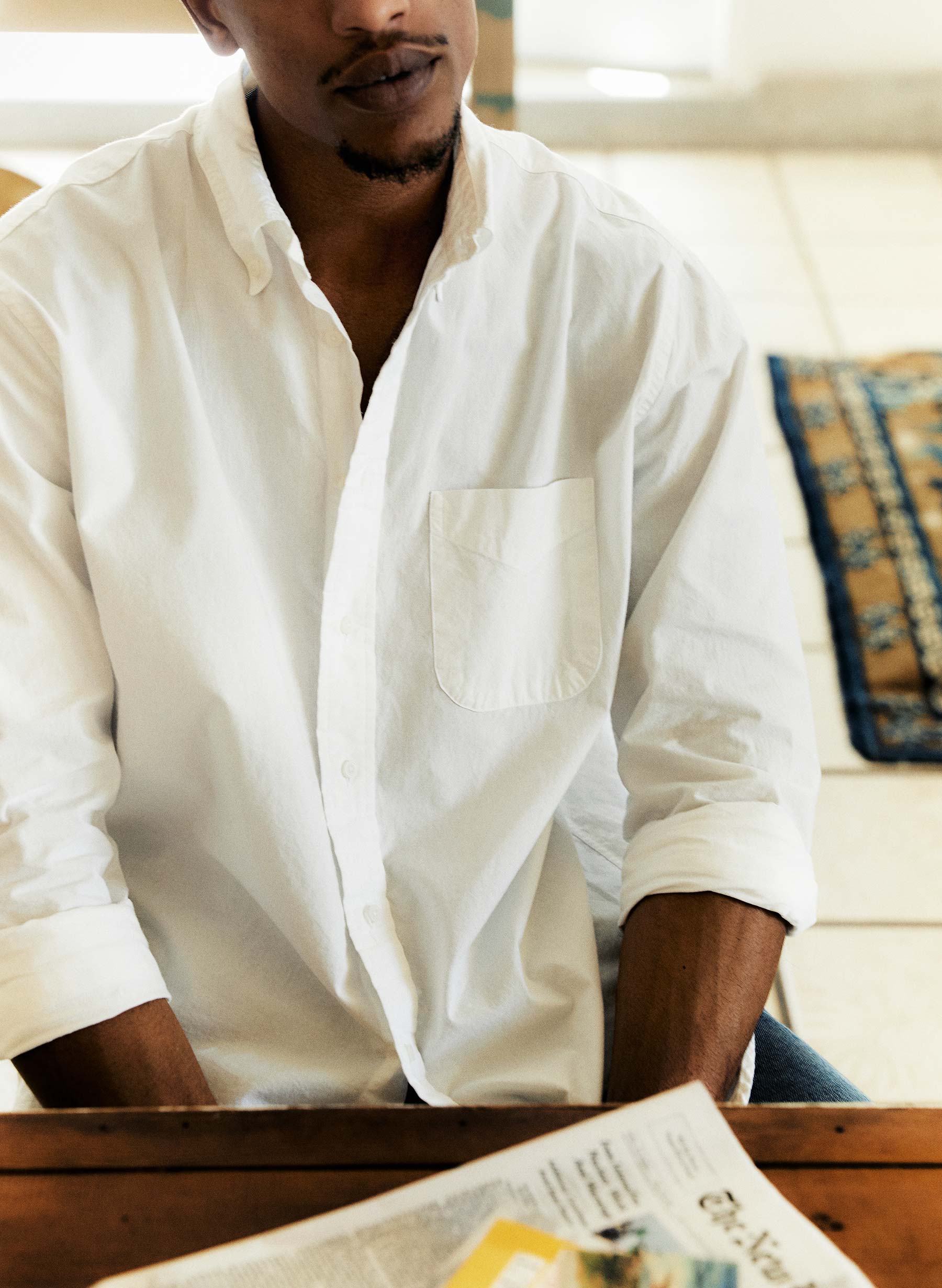 i+w x Gitman Vintage poplin oxford - Image 4