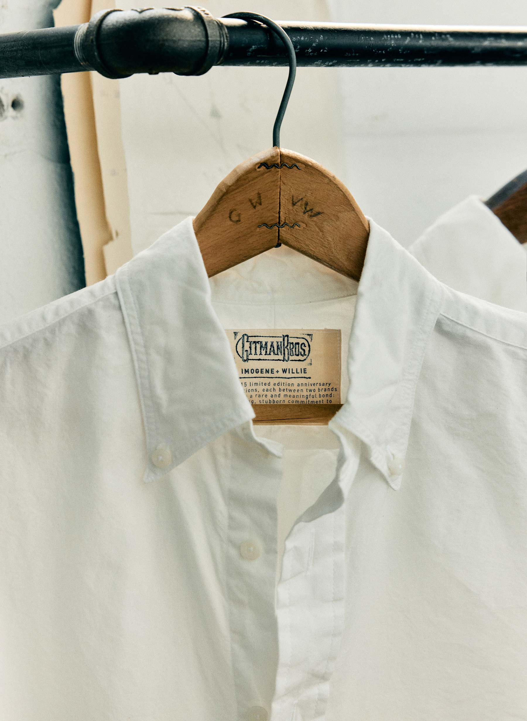 i+w x Gitman Vintage poplin oxford - Image 7