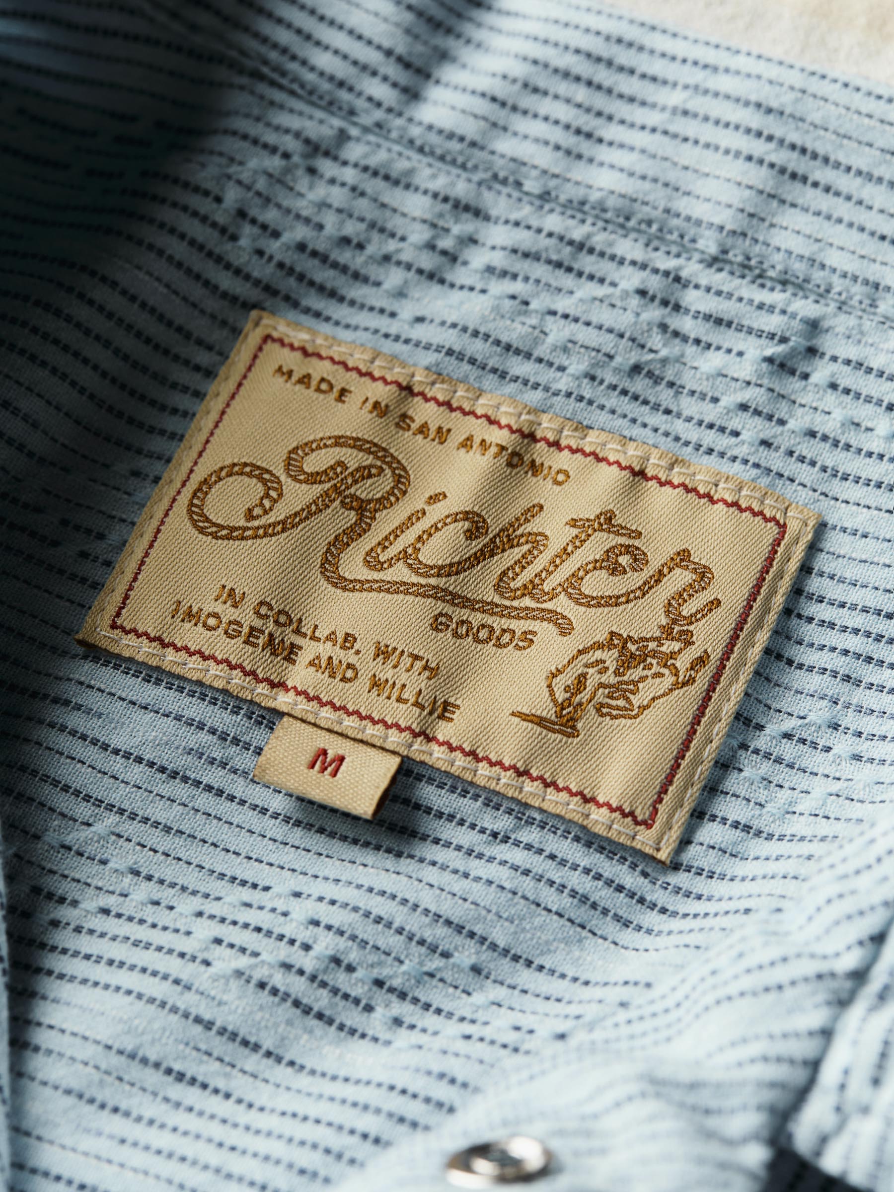 i+w x richter goods hanten weave pearl snap - Image 8