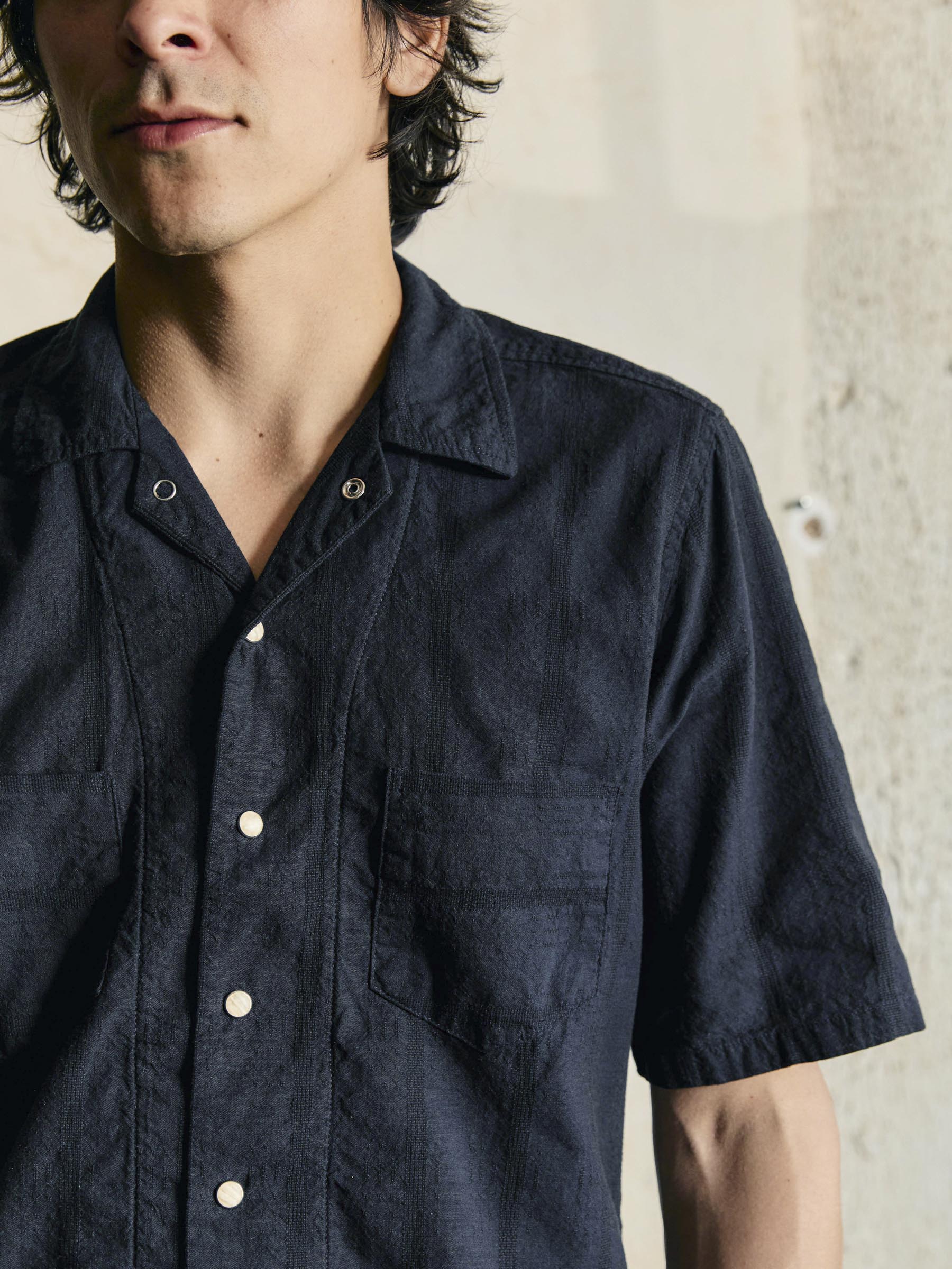 i+w x richter goods tonal striped pearl snap - Image 3