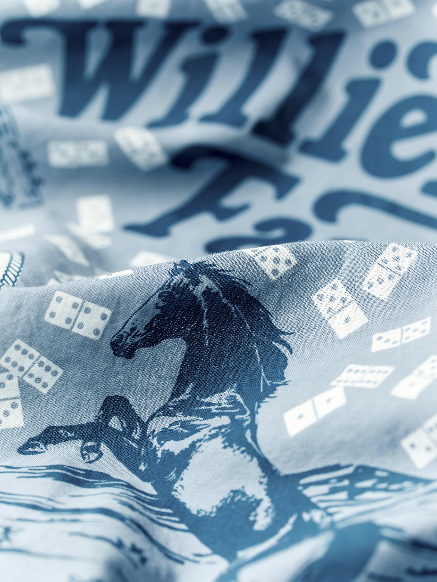 i+w x willie nelson "fan club" bandana - Image 4