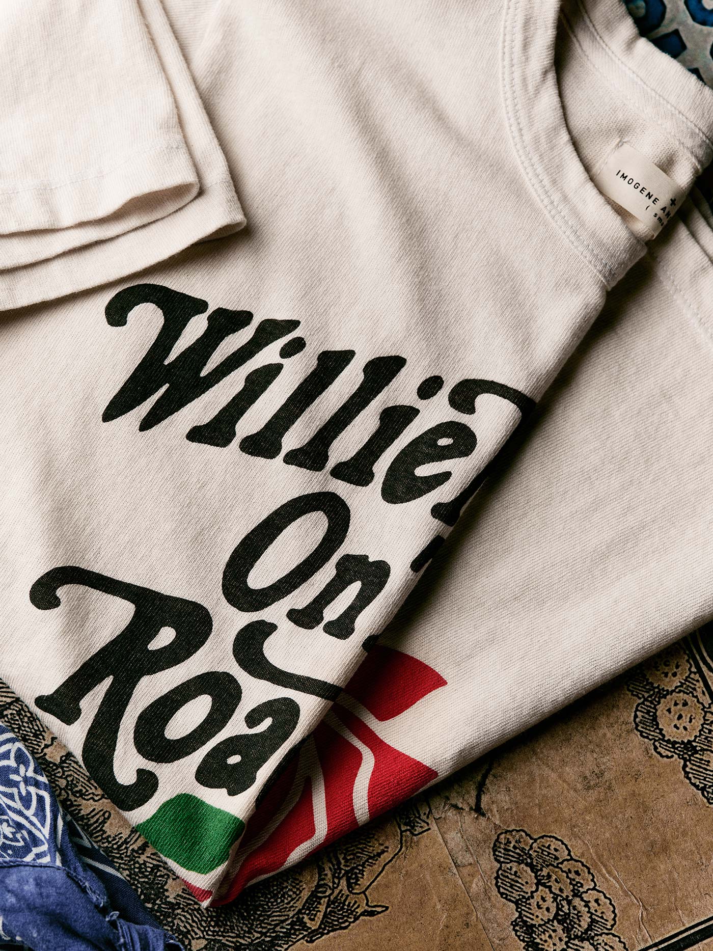 i+w x willie nelson "on the road again" tee - Image 4