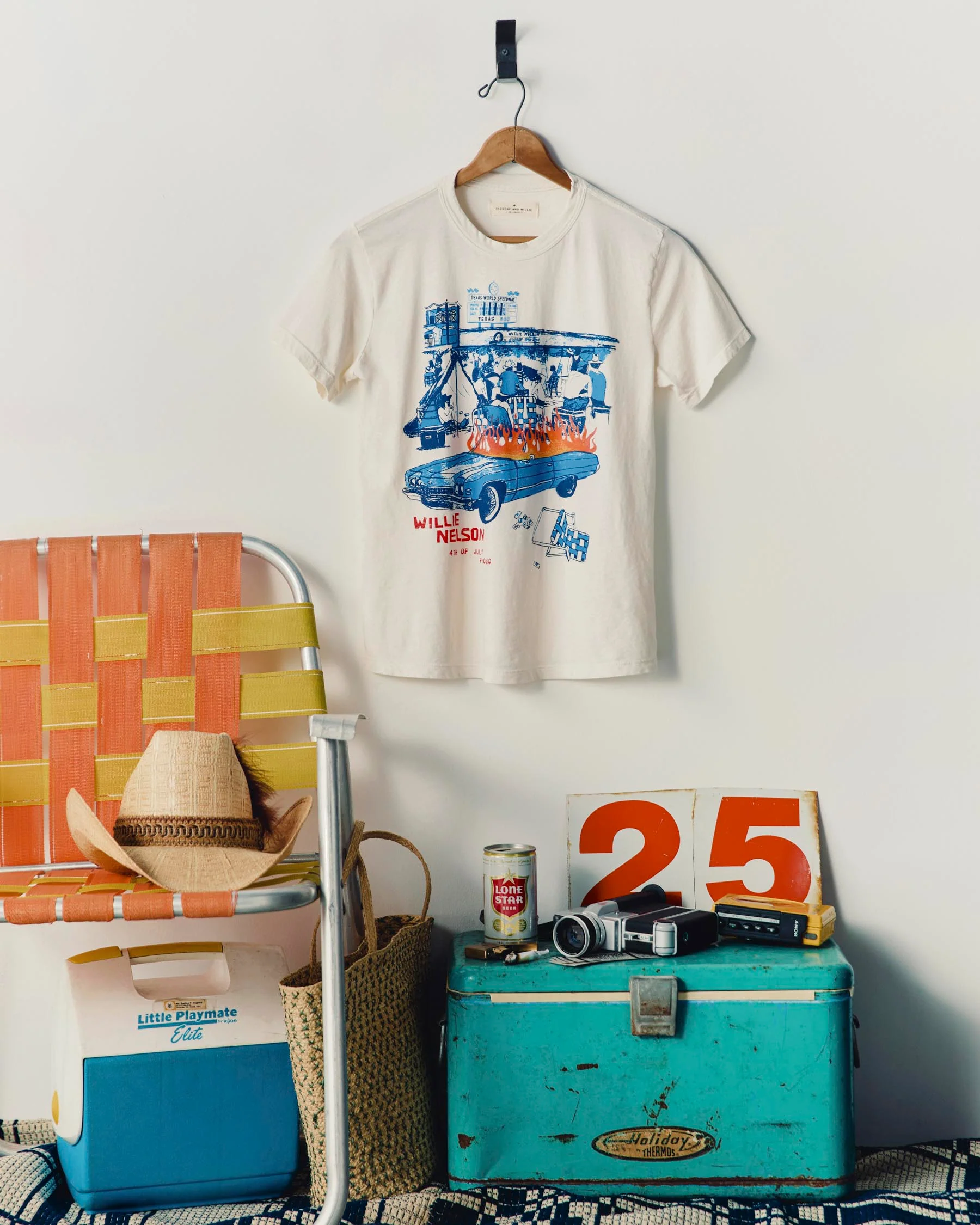 i+w x willie nelson "picnic" tee - Image 6