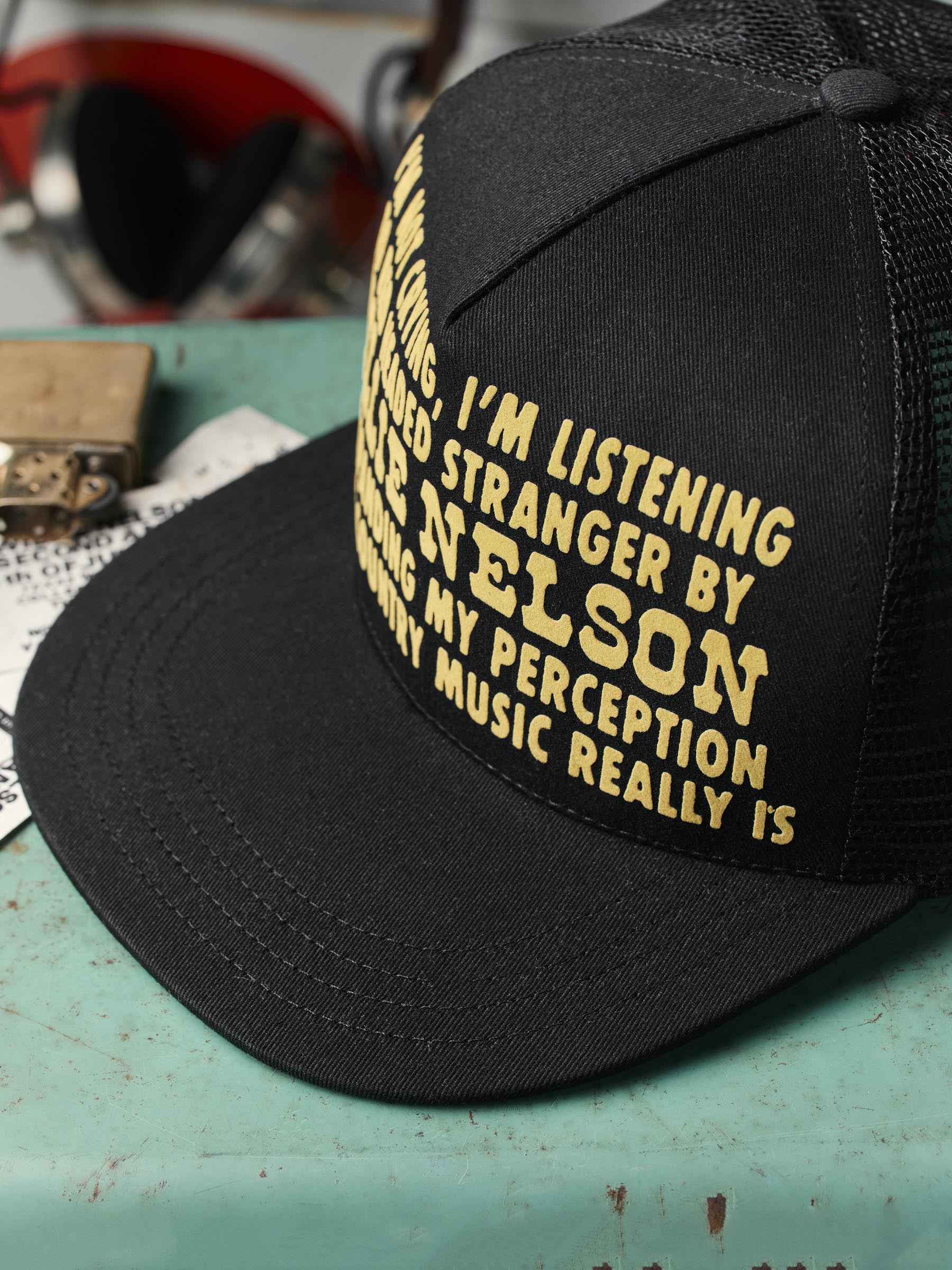 i+w x willie nelson "red headed stranger" trucker - Image 4