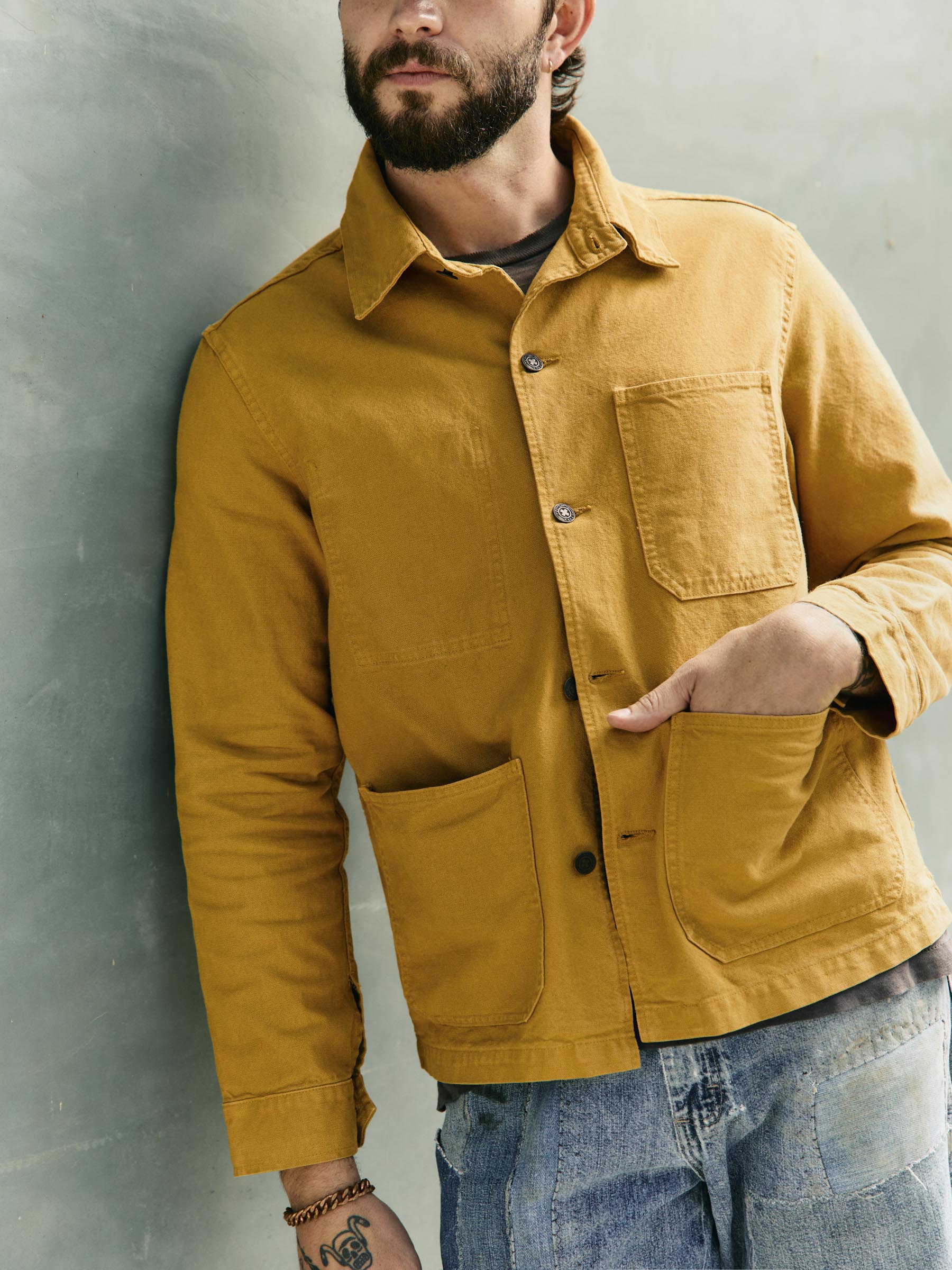 jack jacket in amber - Image 5