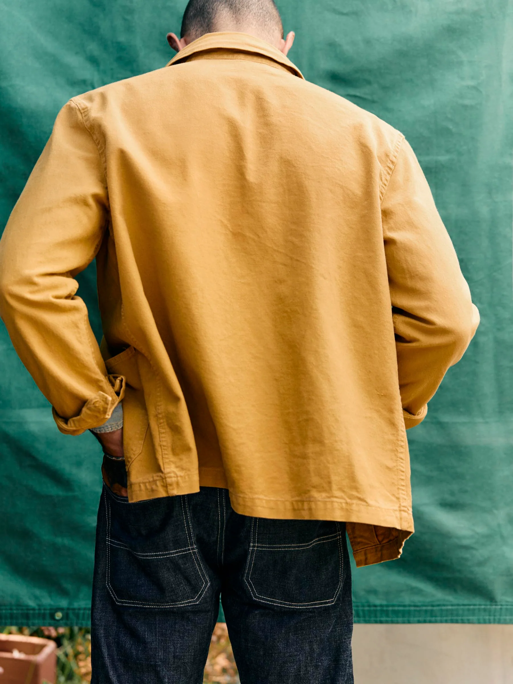 jack jacket in amber - Image 9