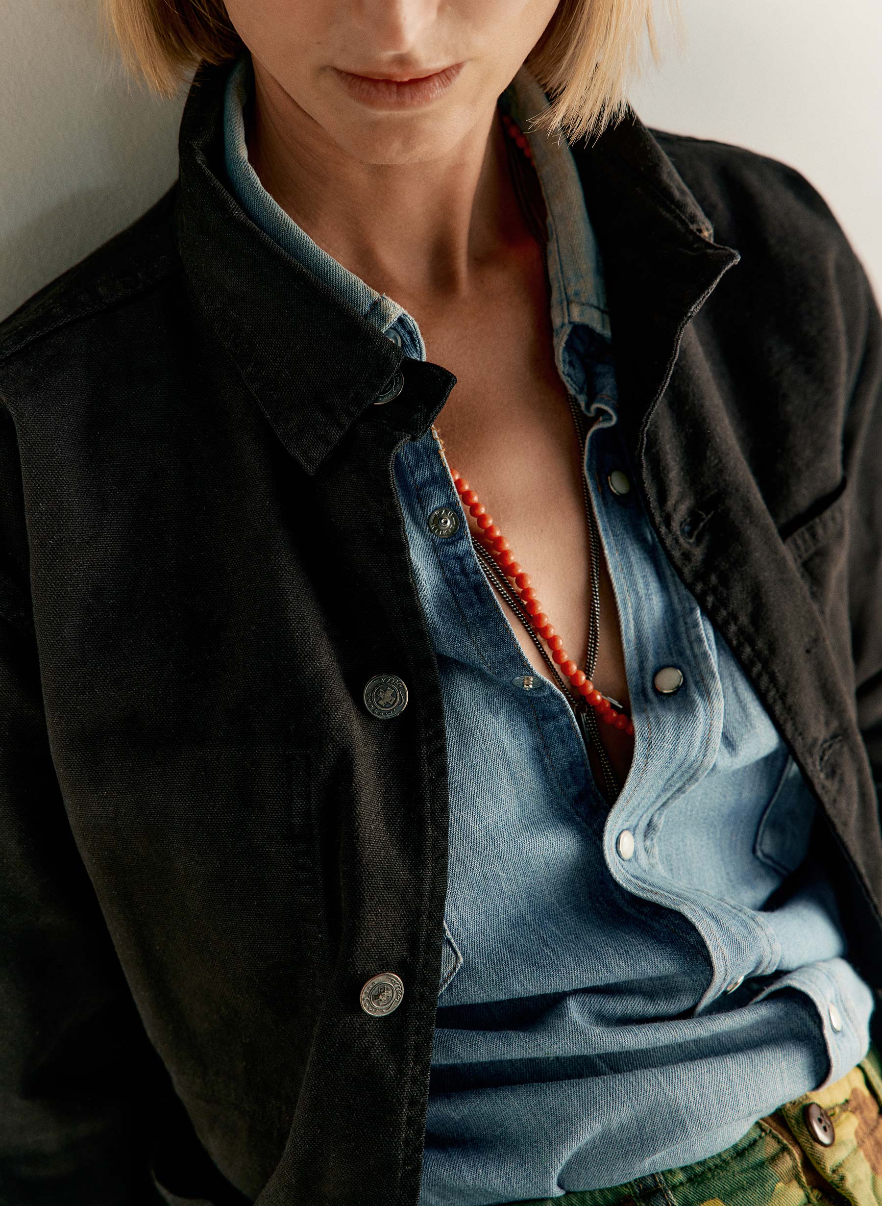 jack jacket in overdyed slate - Image 3