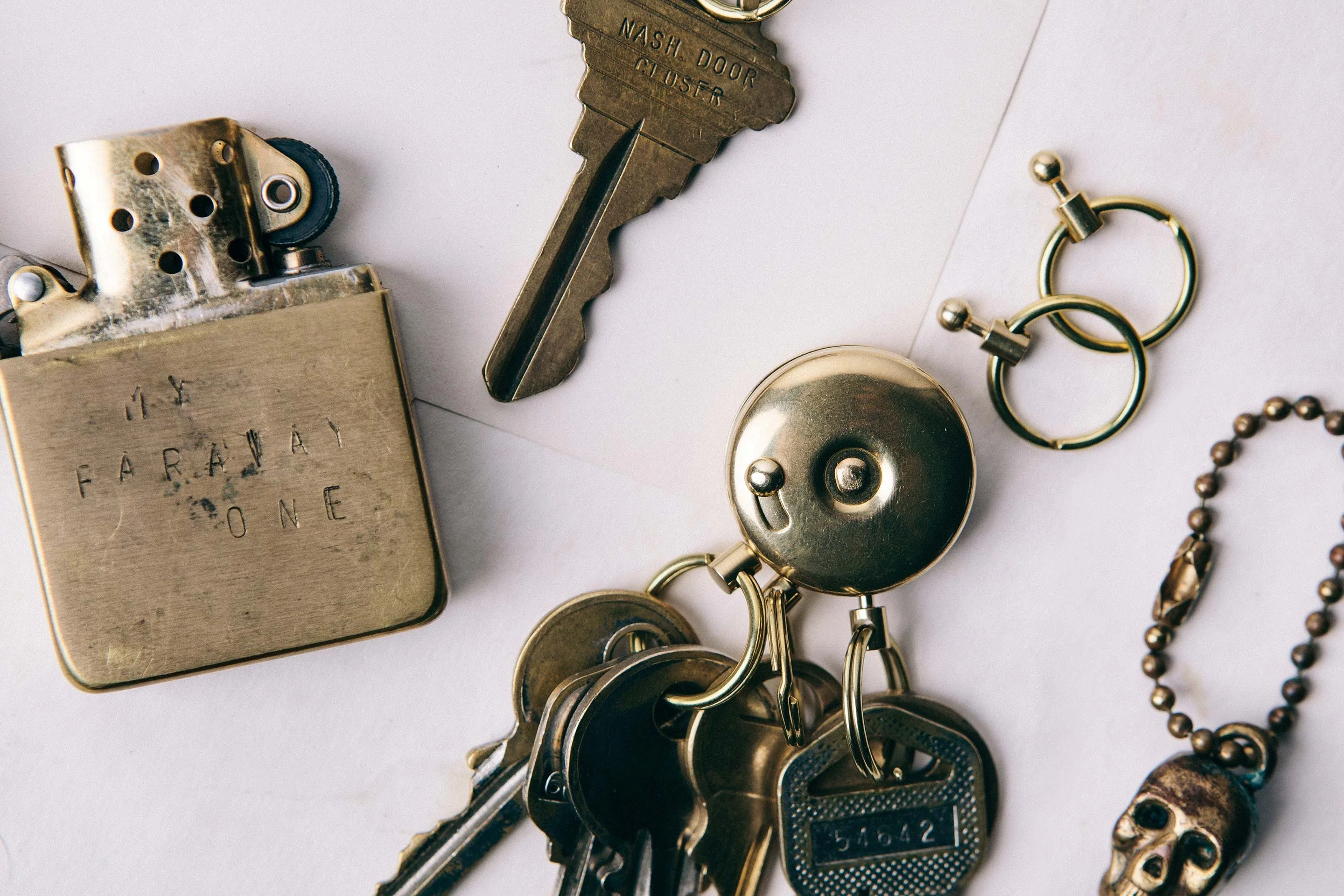japanese brass key holder - Image 6